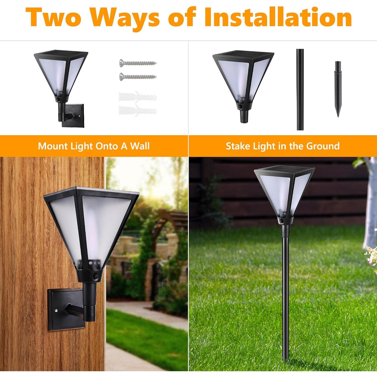 Linternas de Antorcha Solar iBaycon 71 cm 2 Pack IP65