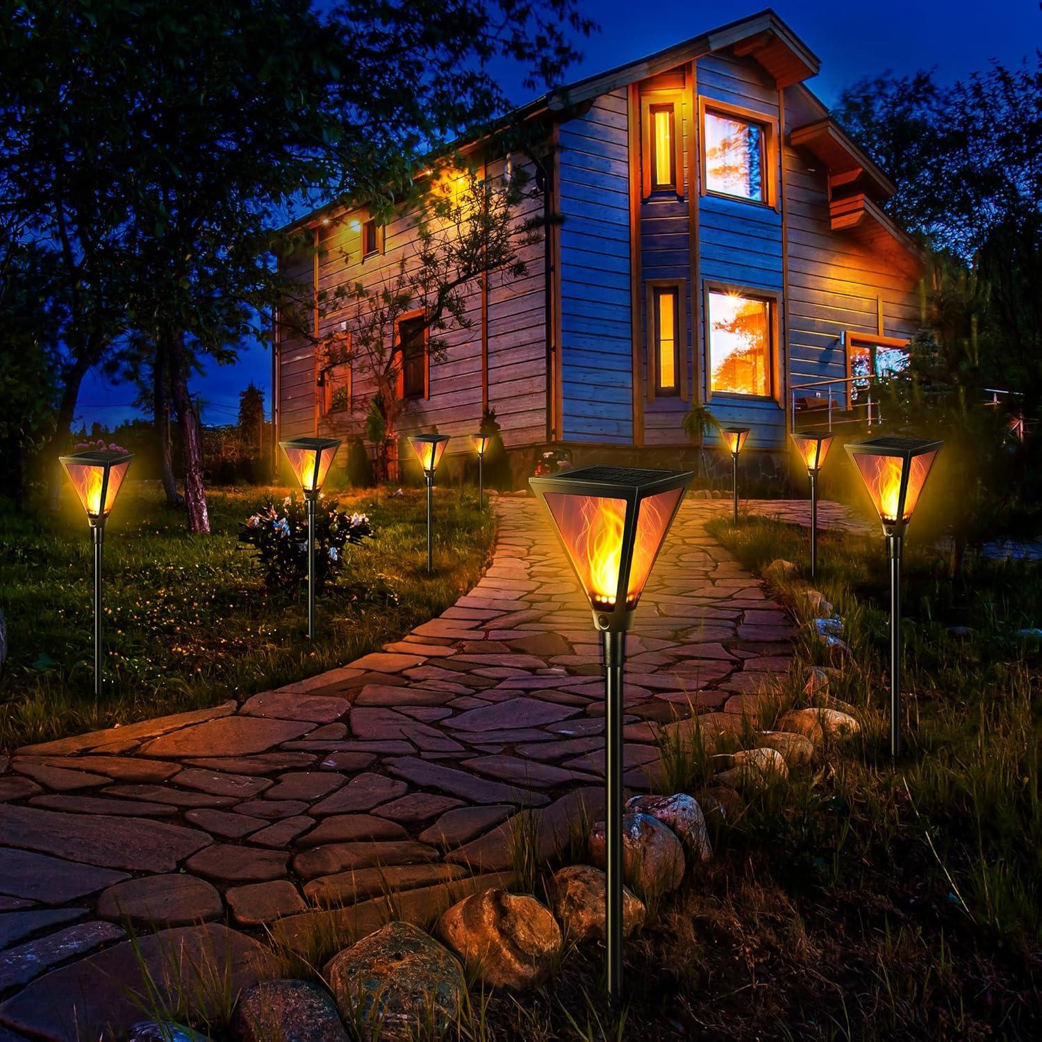 Linternas de Antorcha Solar iBaycon 71 cm 2 Pack IP65