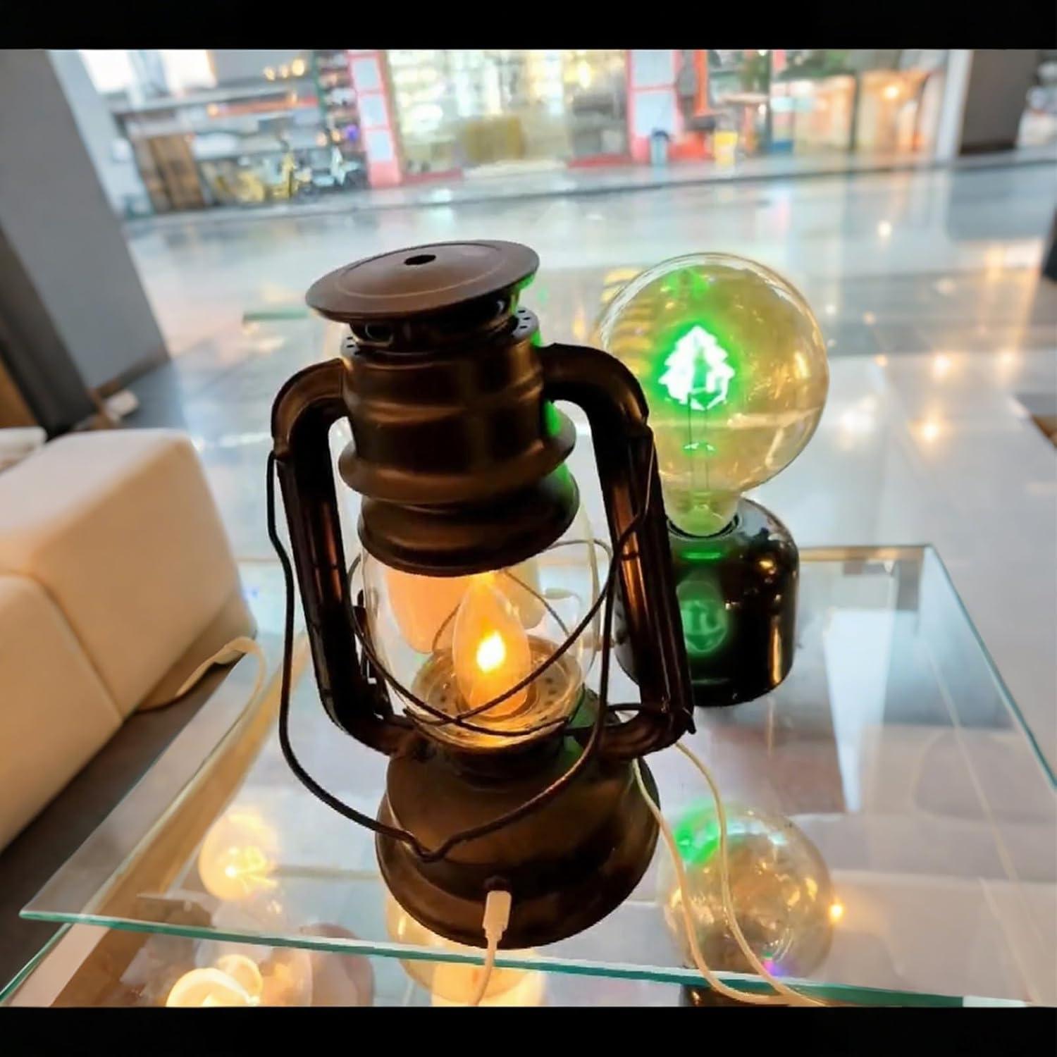 Bombilla LED de Llama C35 Xiaokalami E26 1800K 2W 2Pack