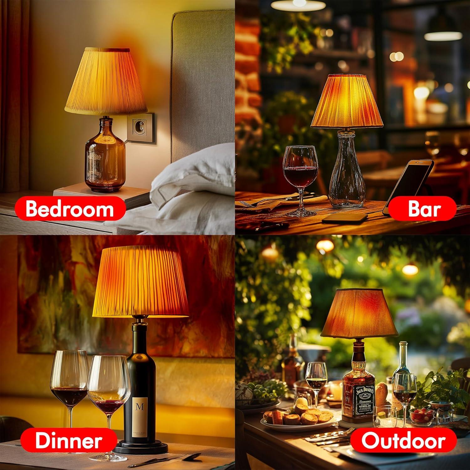 Kit de Lámpara de Botella de Vino DIY Lpraer con Bombillas LED