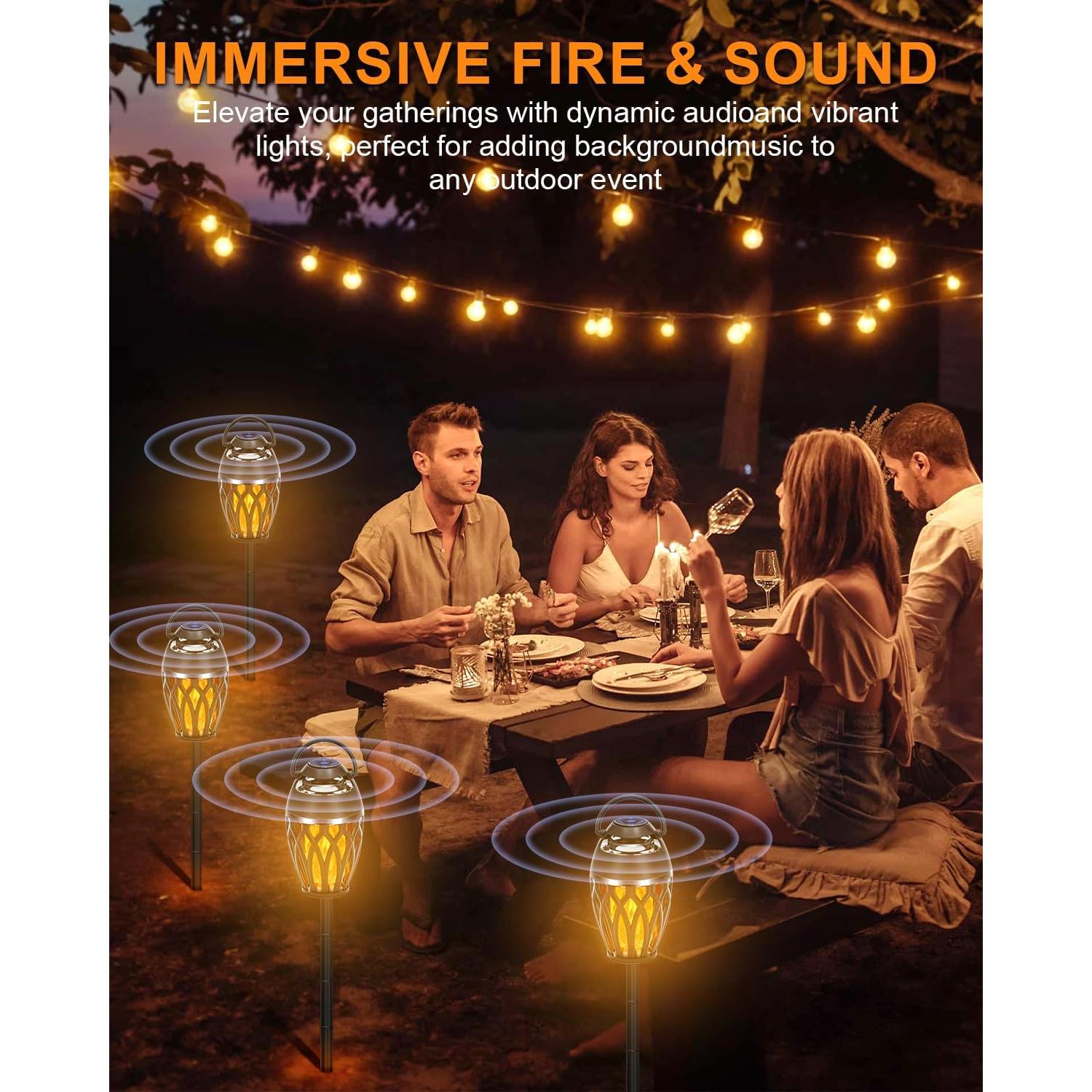 Altavoces Bluetooth Vanten 2 Paquetes con Llama LED IPX5