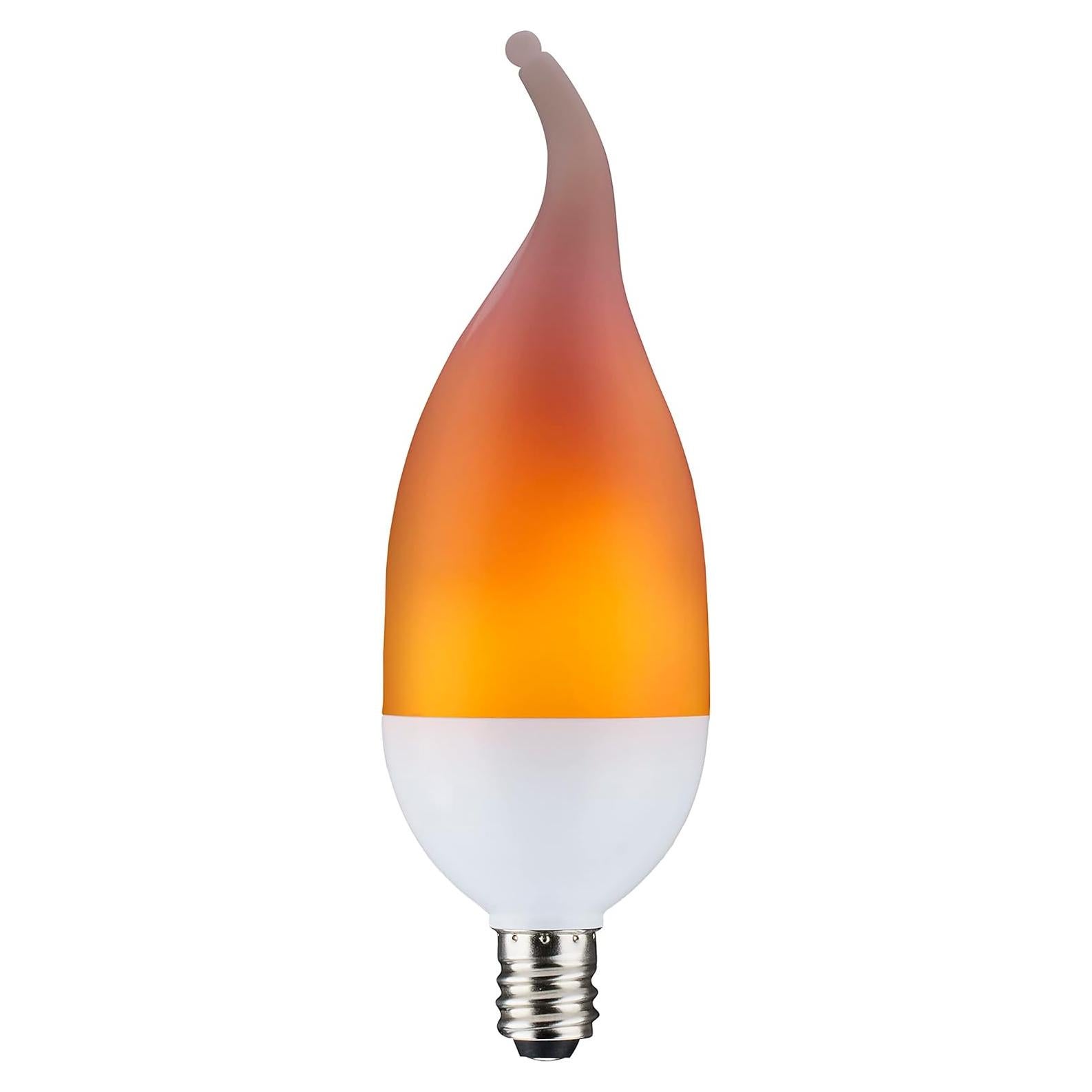 Bombilla LED Efecto Llama Satco S29807 E12 2W 60lm