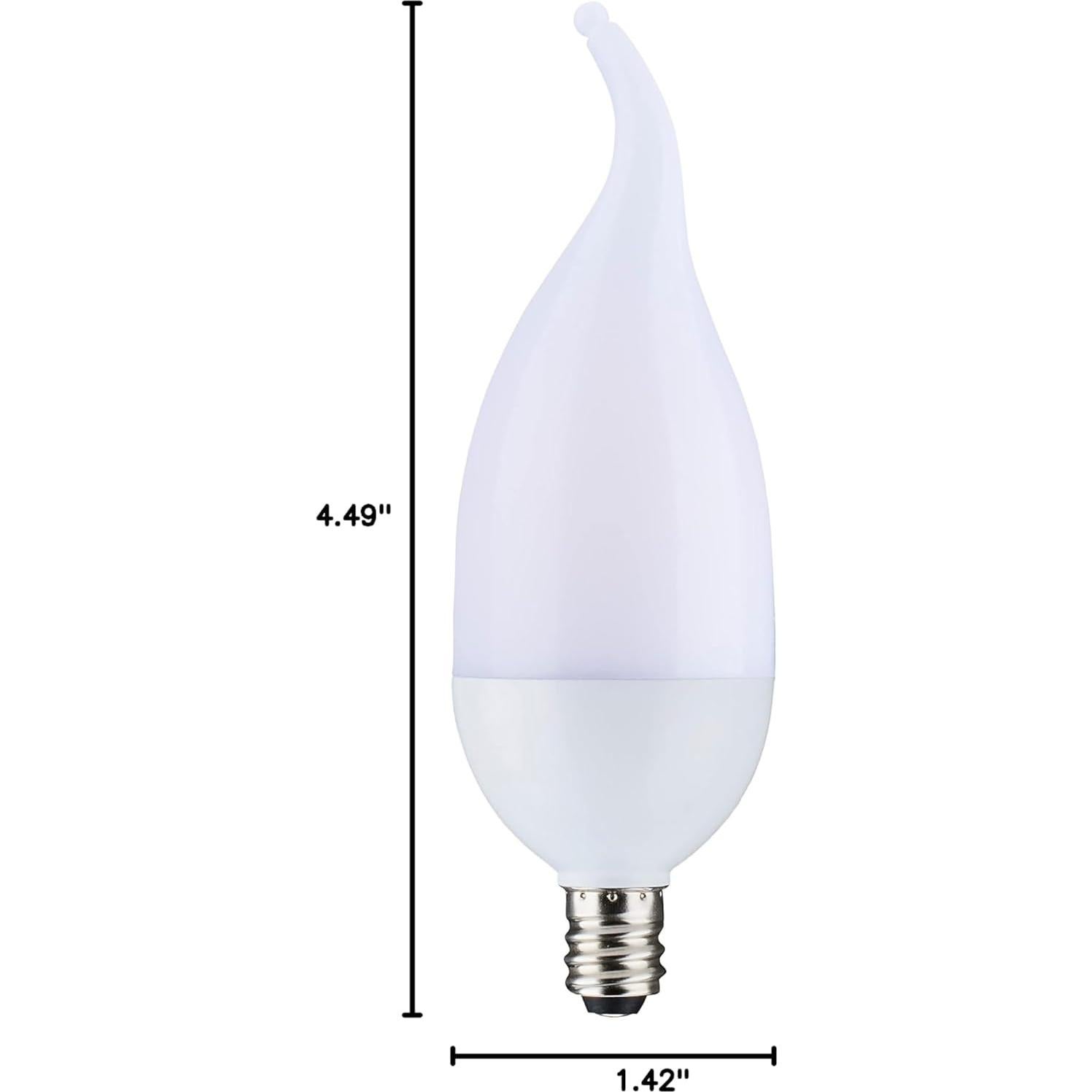 Bombilla LED Efecto Llama Satco S29807 E12 2W 60lm