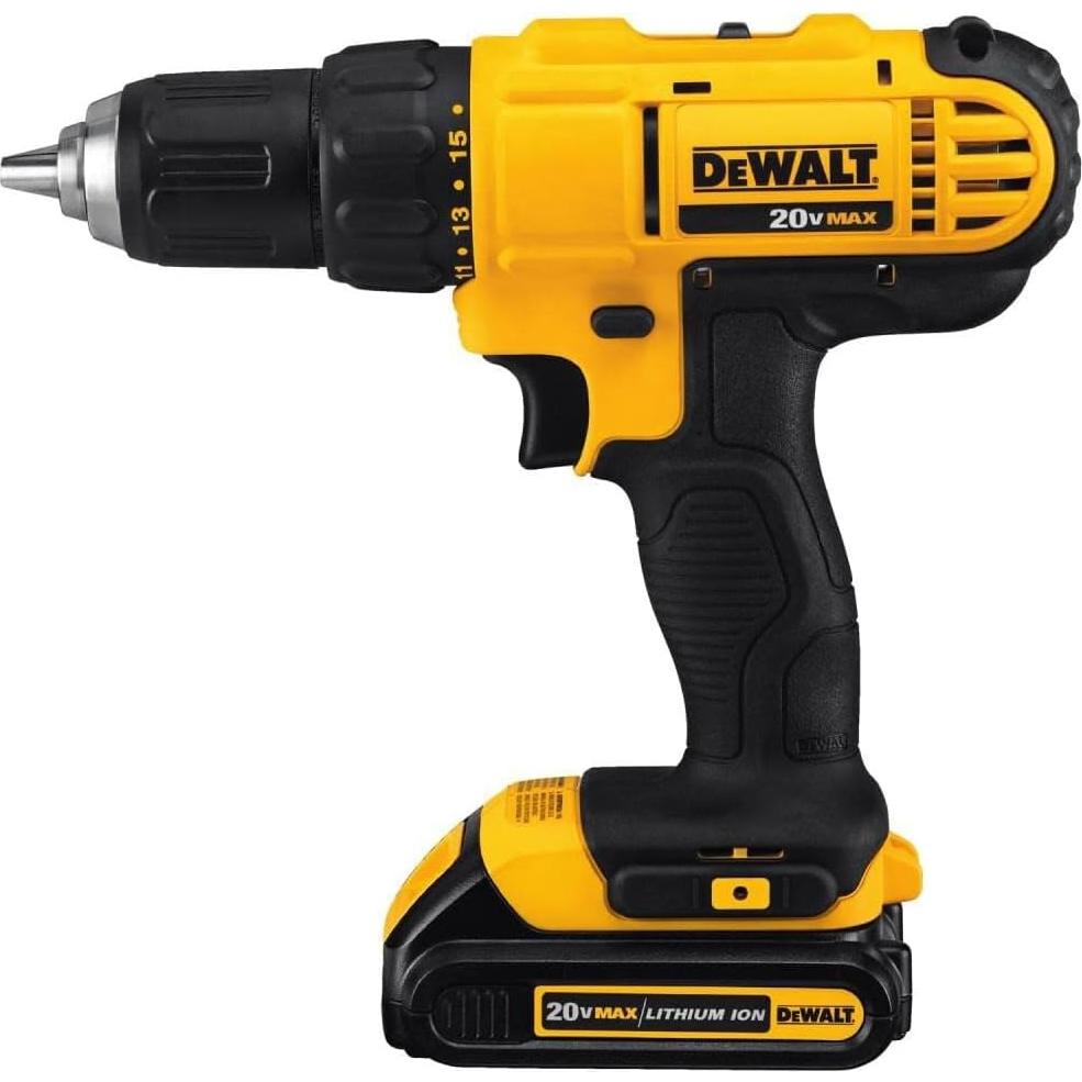 Taladro Atornillador DEWALT 20V Compacto 2 Baterías DCD771C2