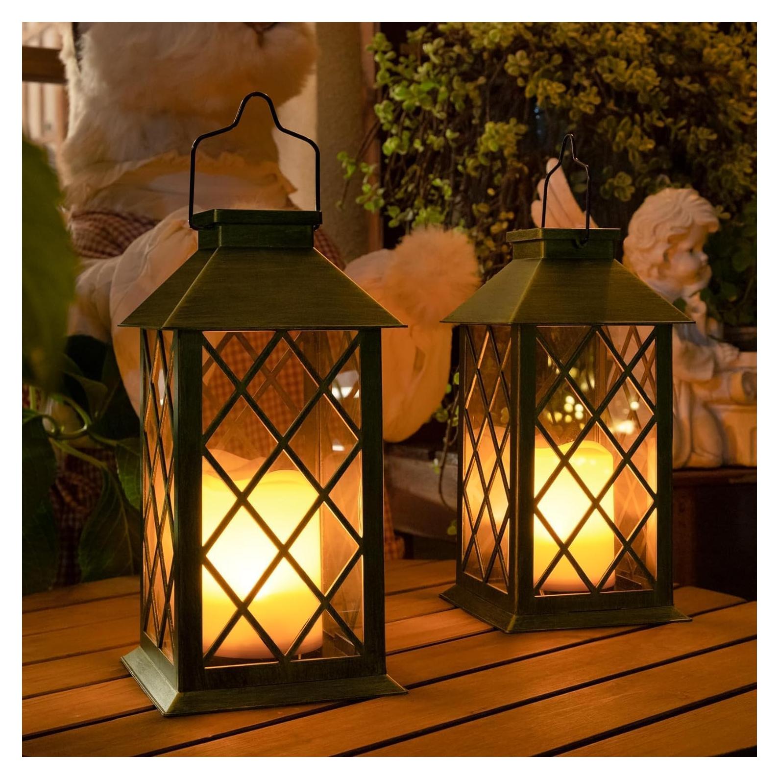 Linternas Solares TAKE ME 35.56 cm Impermeables para Jardín