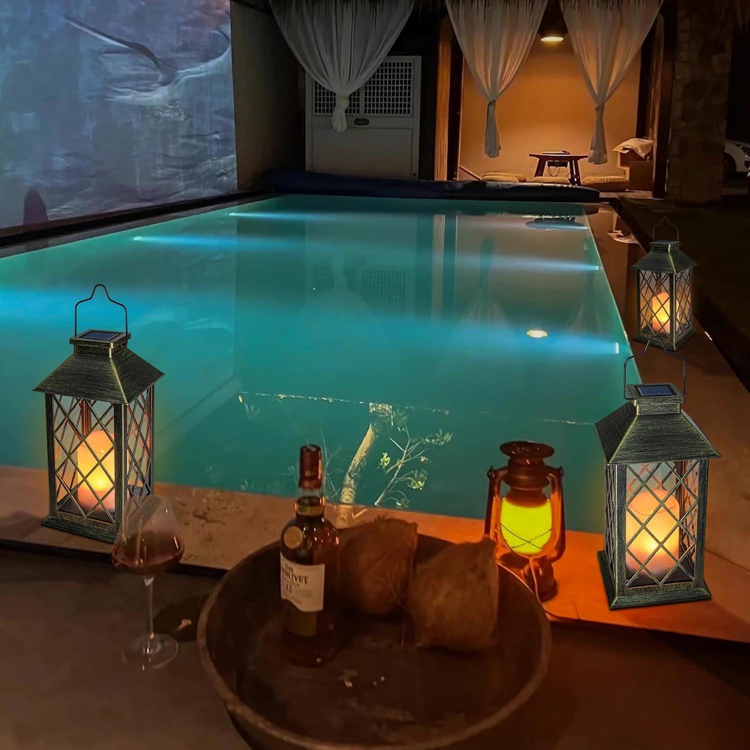 Linternas Solares TAKE ME 35.56 cm Impermeables para Jardín