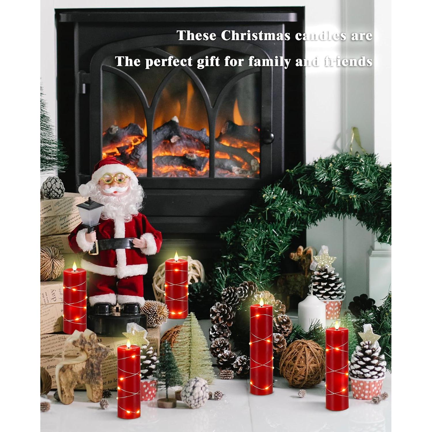 Velas LED Sin Llama Da by - 5 Piezas con Control Remoto