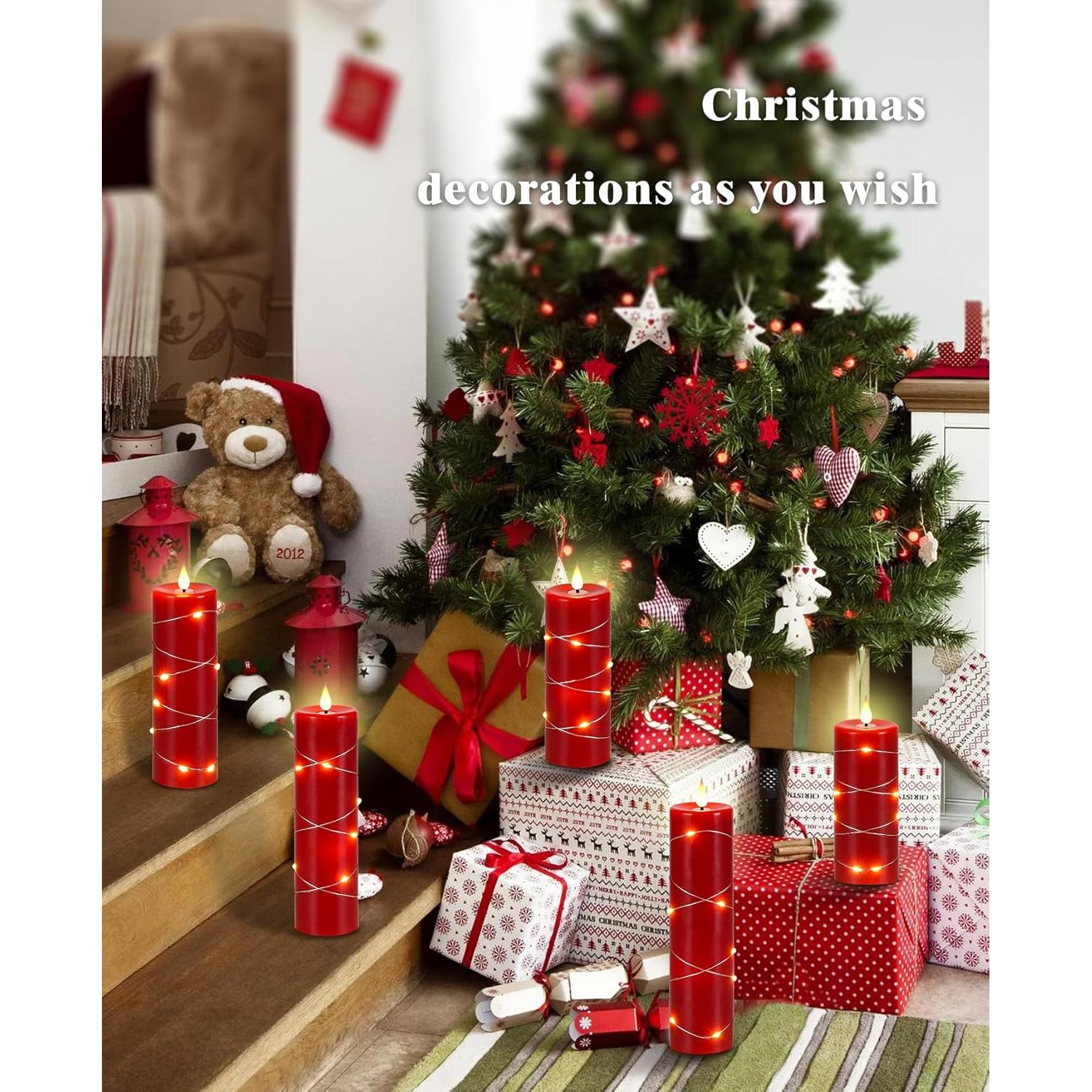 Velas LED Sin Llama Da by - 5 Piezas con Control Remoto