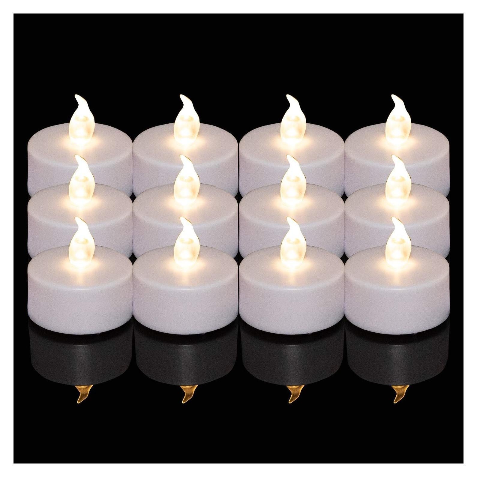 Velas LED sin llama Nancia 100PACK - 200 horas blancas cálidas