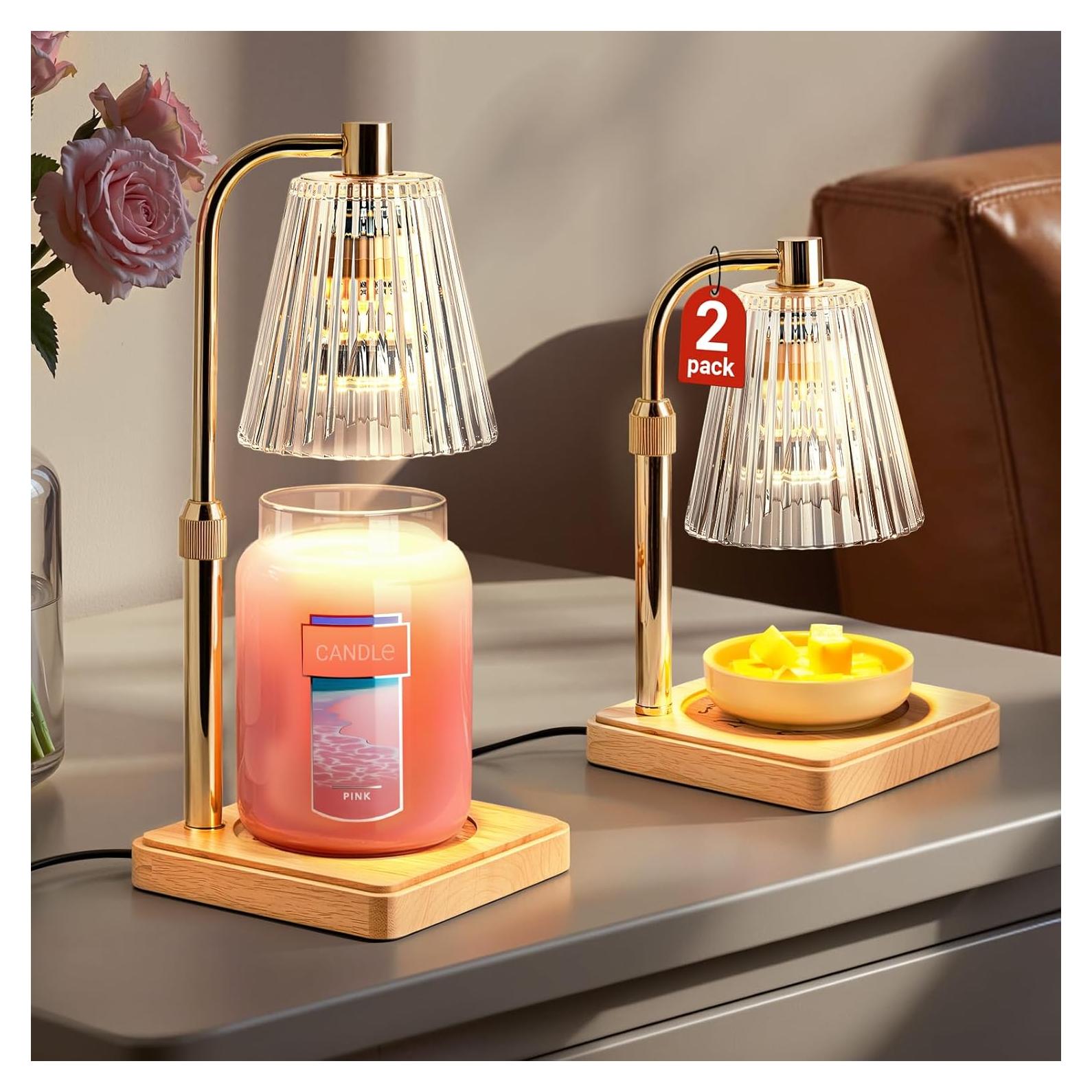 Lámparas Calentadoras de Velas Marycele 2 Pack Altura Ajustable