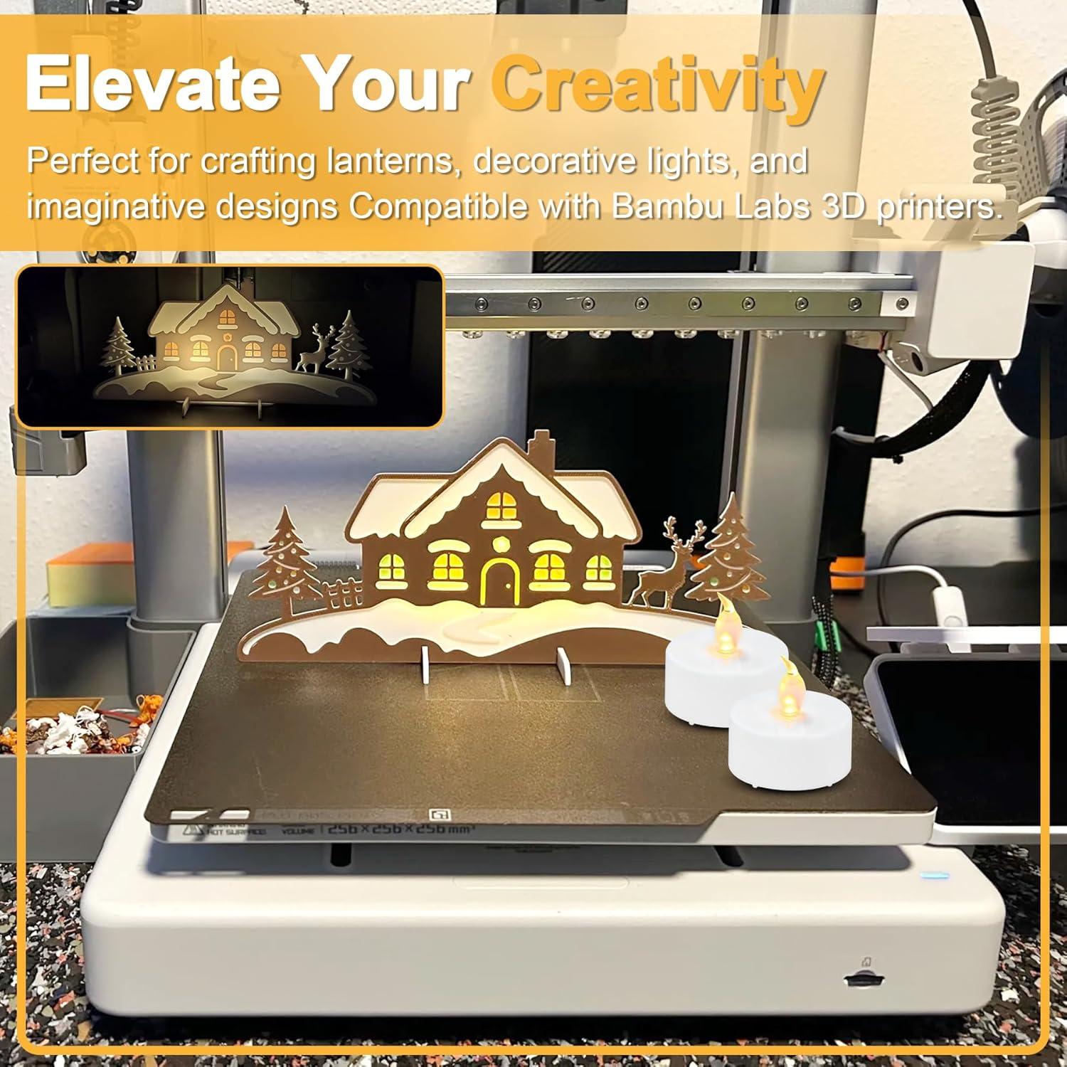 Kit de Lámpara LED HEETHYCOOL para Bambu Labs - 150 Horas RGB