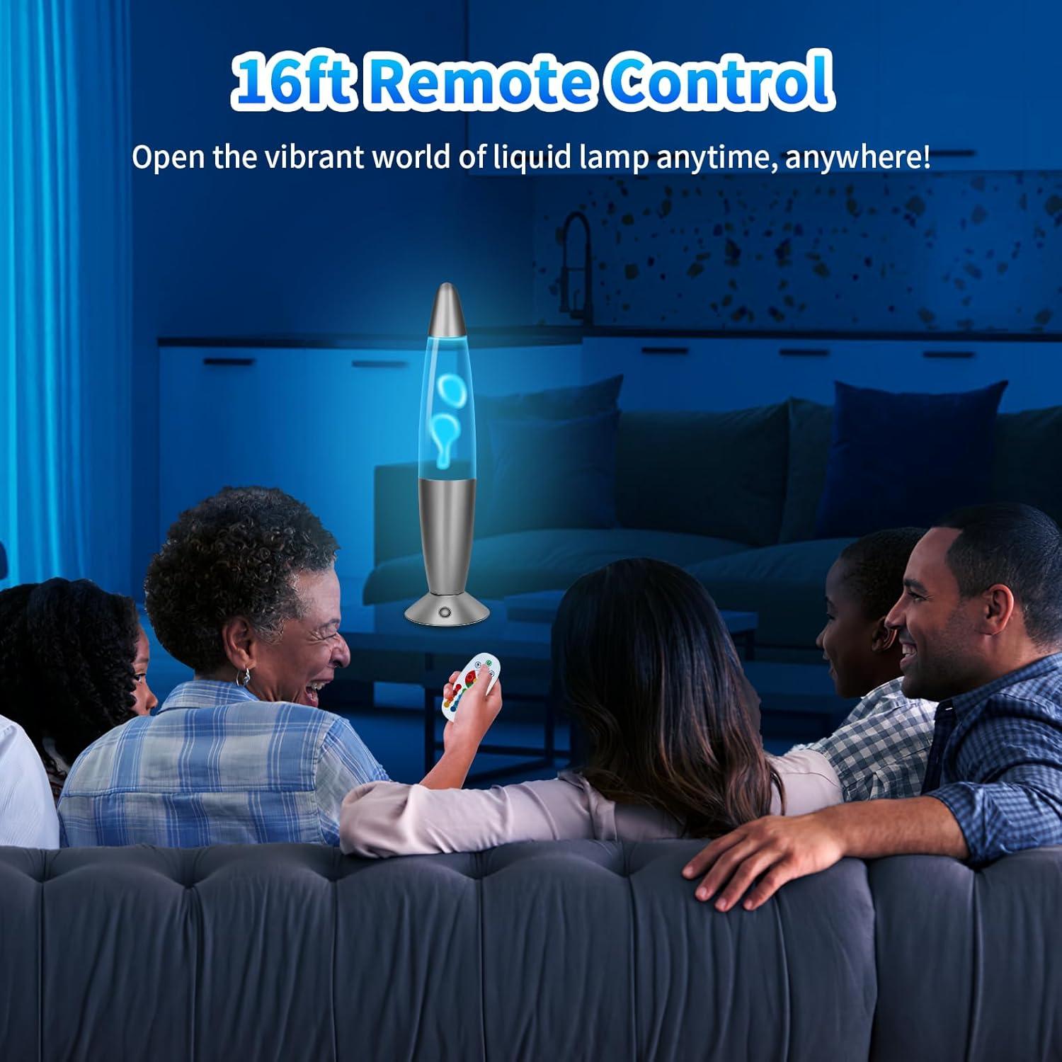 Lámpara de Movimiento Líquido LED RGB Besight 34.3cm Control Remoto