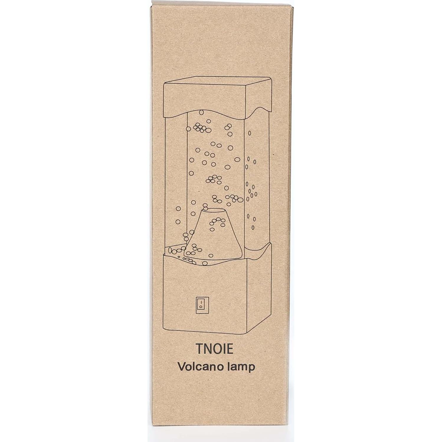 Lámpara de Volcán LED TNOIE - Luz Nocturna Relajante USB