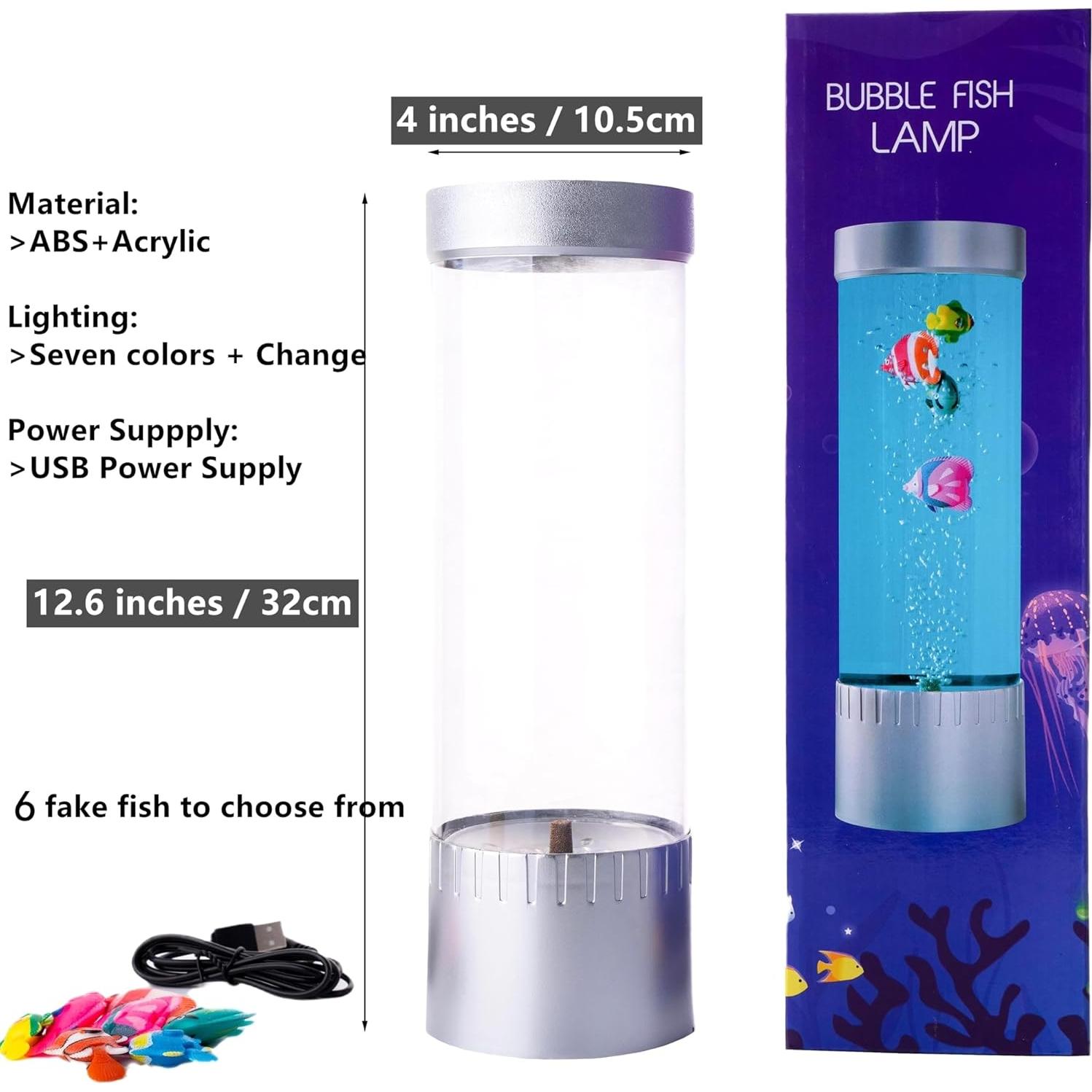 Lámpara Sensorial de Peces Burbuja LED 31.5cm LSH