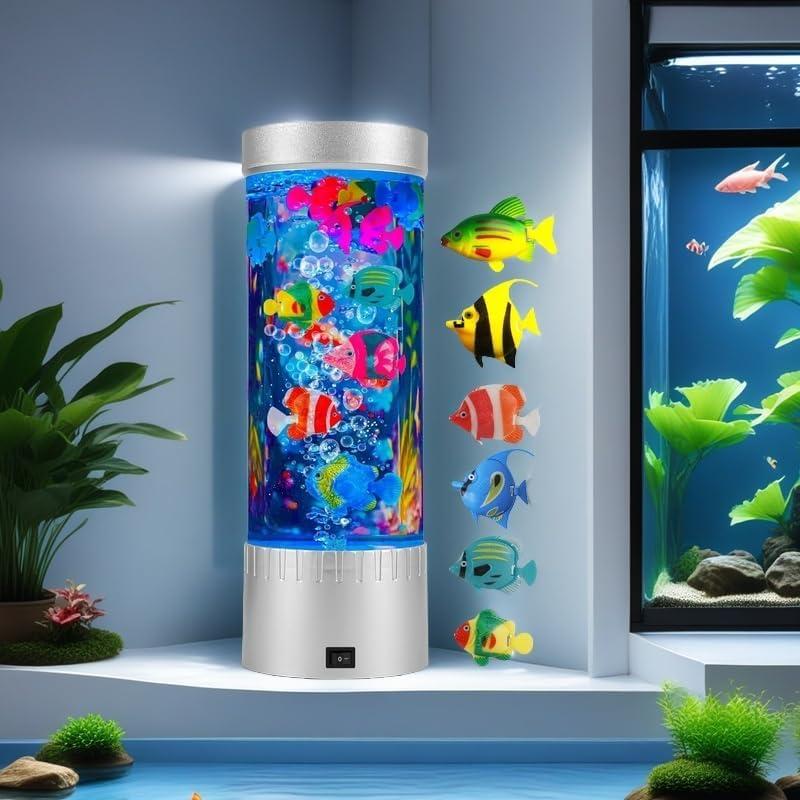 Lámpara Sensorial de Peces Burbuja LED 31.5cm LSH