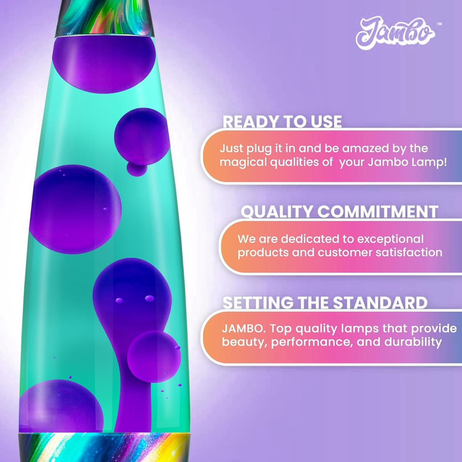 Lámpara de Movimiento Líquido Jambo 41cm Crepúsculo Neón