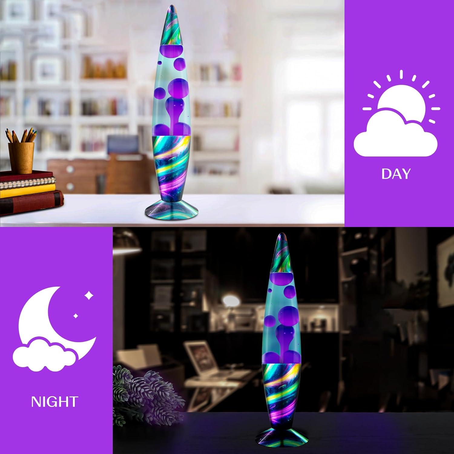 Lámpara de Movimiento Líquido Jambo 41cm Crepúsculo Neón