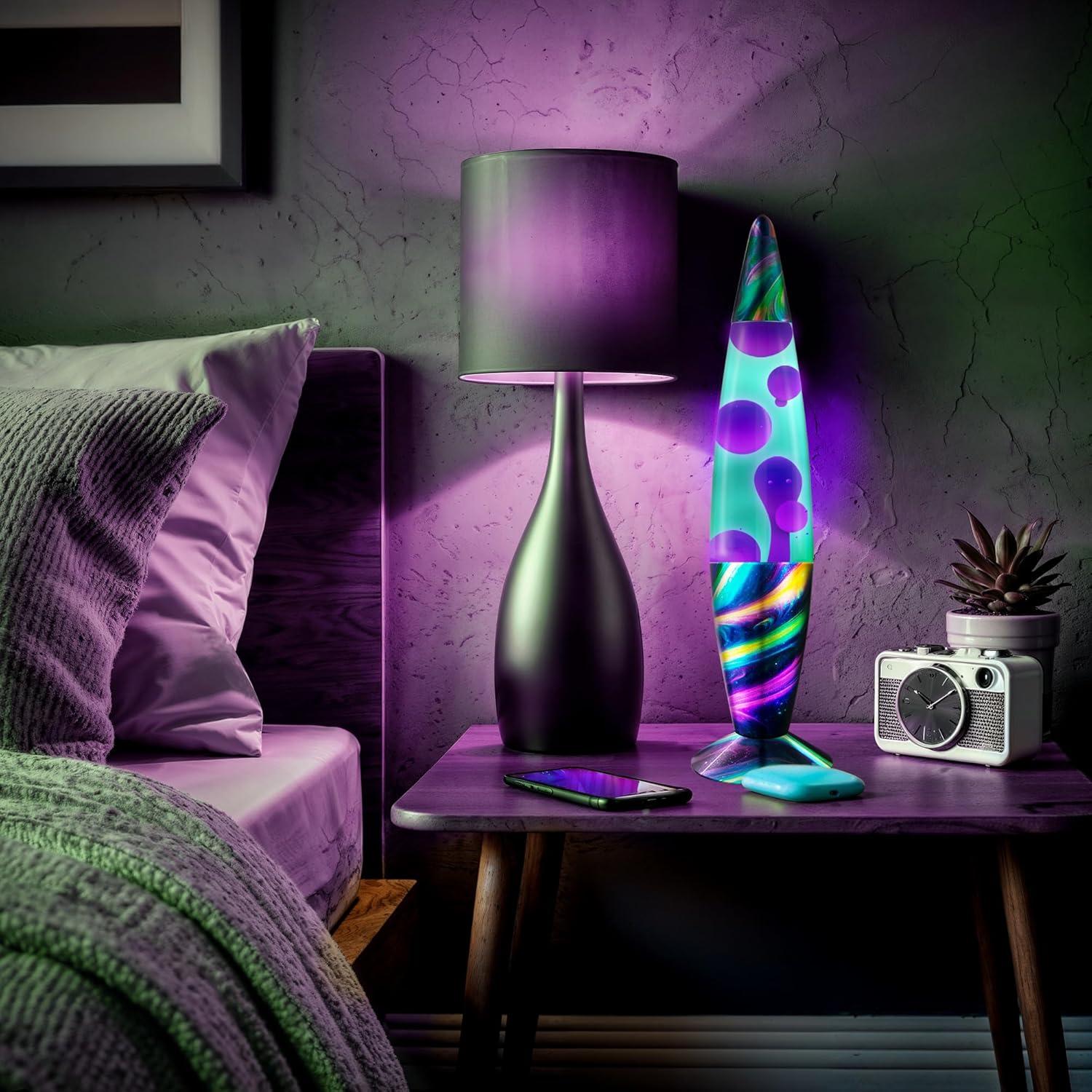 Lámpara de Movimiento Líquido Jambo 41cm Crepúsculo Neón