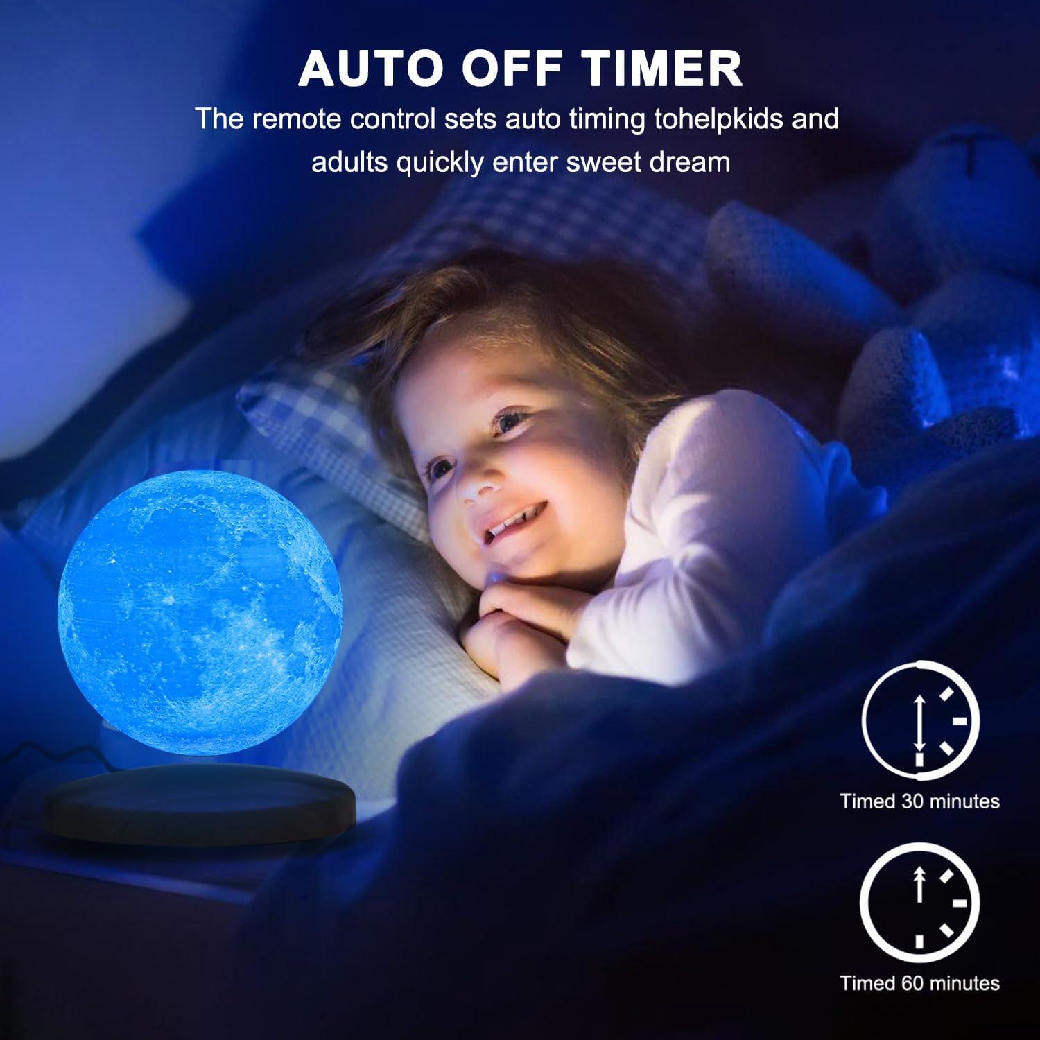 Lámpara de Luna Levitante GROPINFLY 15 cm 18 Colores LED