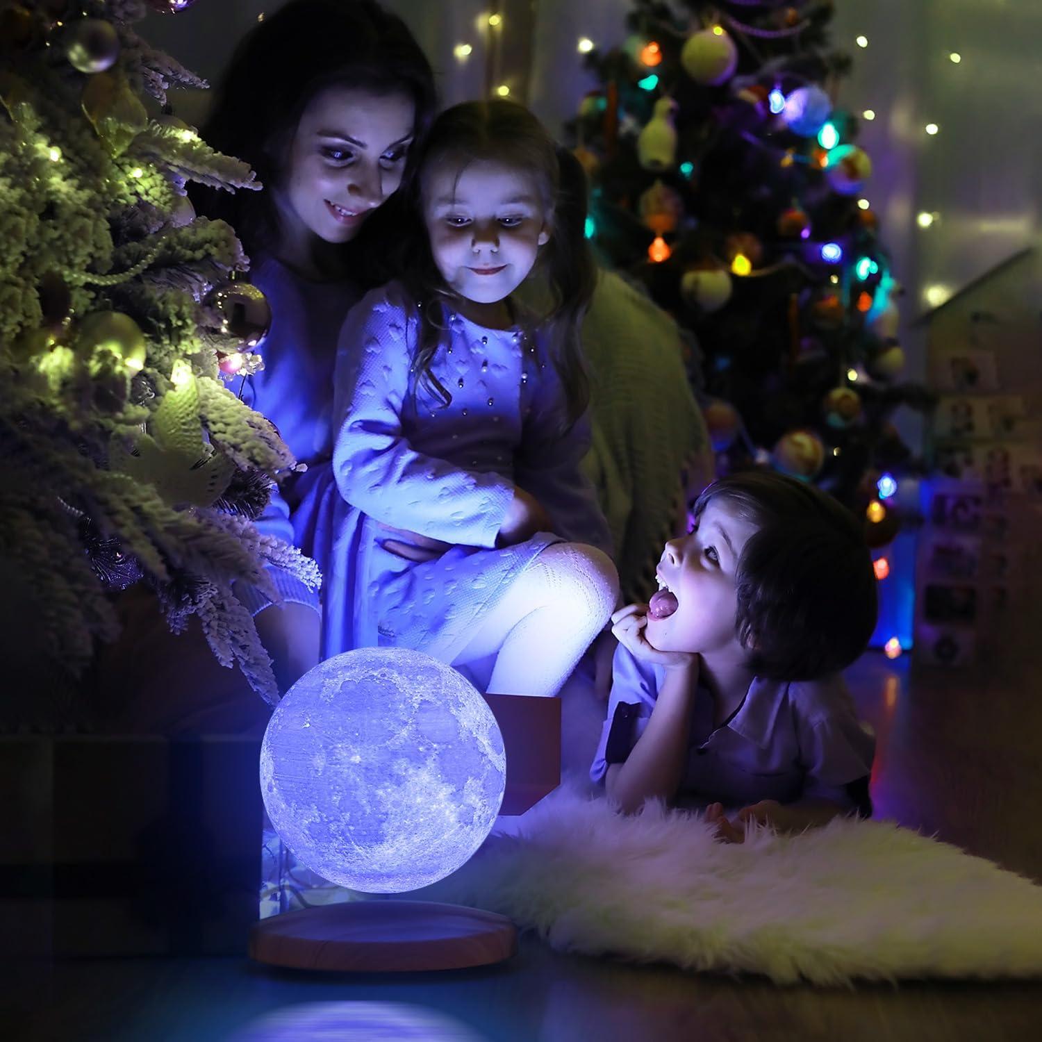 Lámpara de Luna Levitante GROPINFLY 15 cm 18 Colores LED