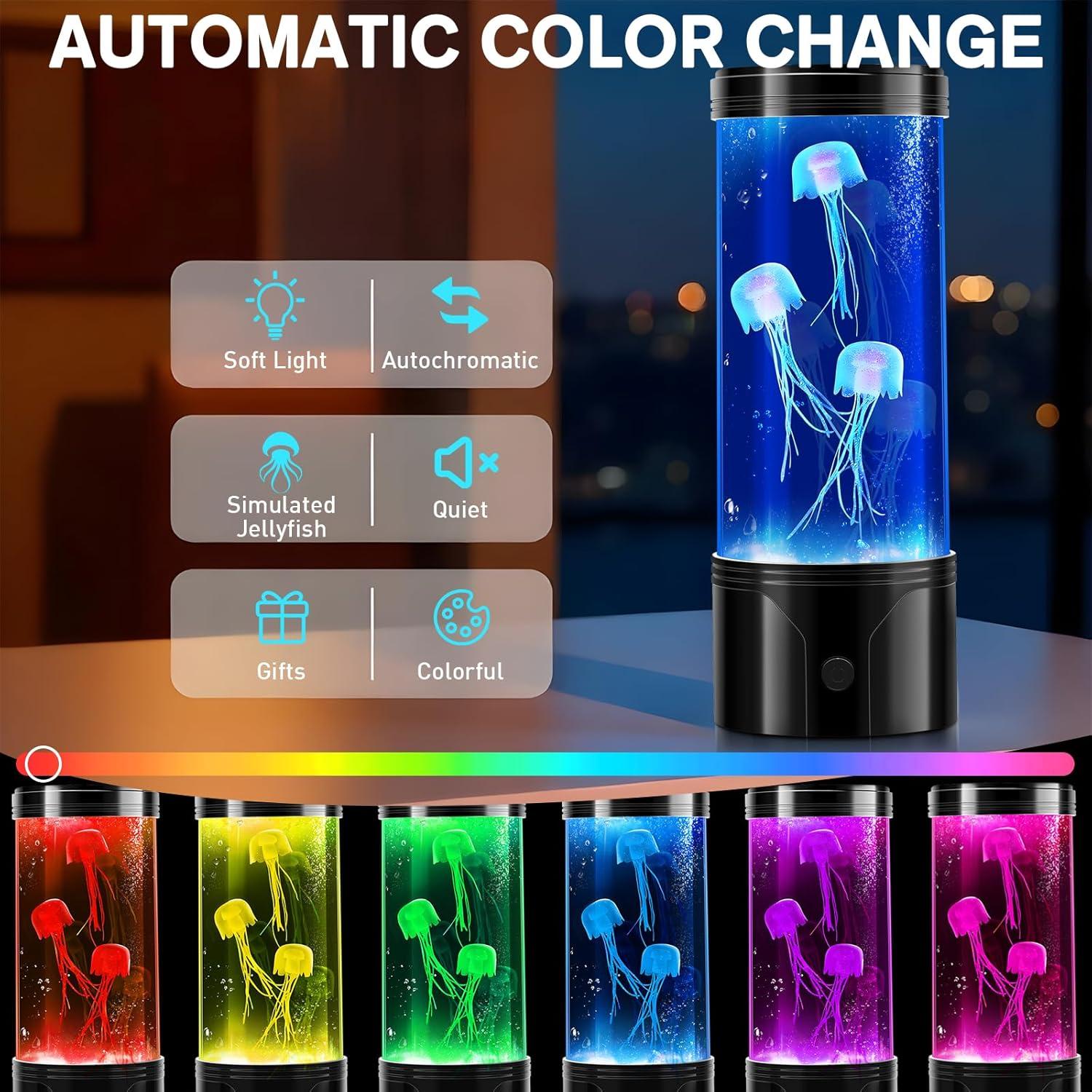 Lámpara LED de Medusa SENCU con 7 Colores y USB 20cm