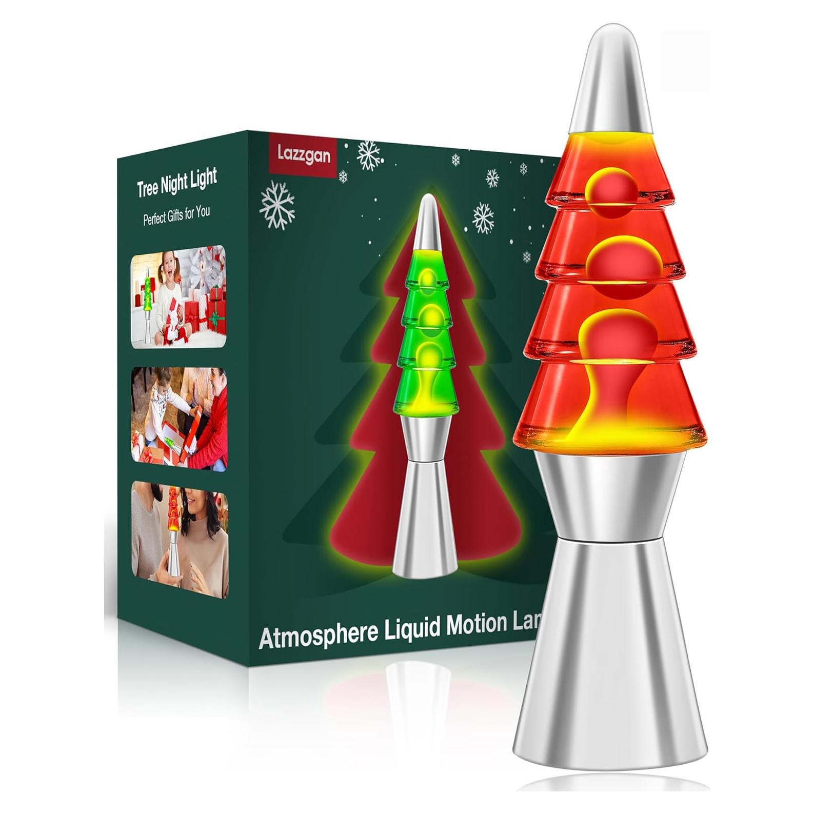 Lámpara de Mesa Lazzgan 36.8 cm Movimiento Líquido Rojo