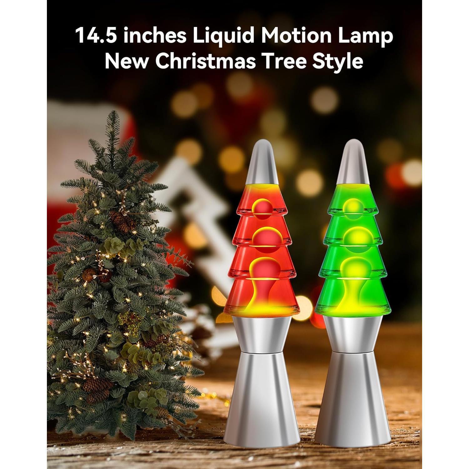 Lámpara de Mesa Lazzgan 36.8 cm Movimiento Líquido Rojo