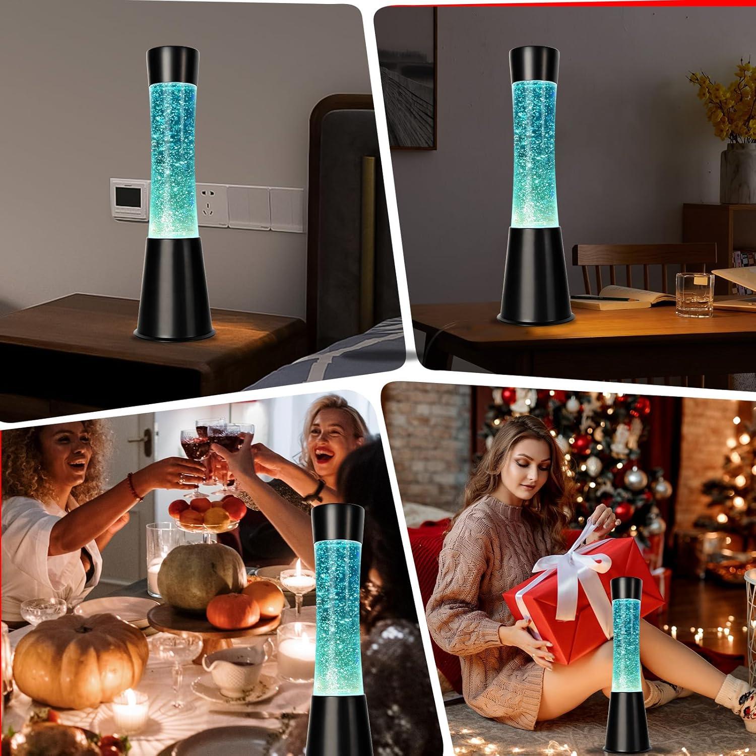 Lámpara de Brillo Azul 40.6 cm Zhrisezlava Decorativa