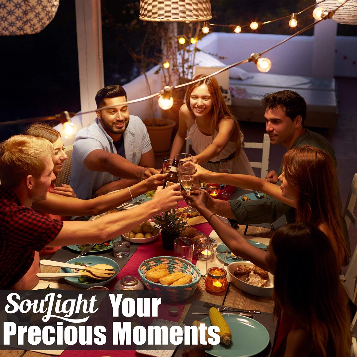 Bombilla Incandescente SouLight S11 E17 25W Paquete de 4