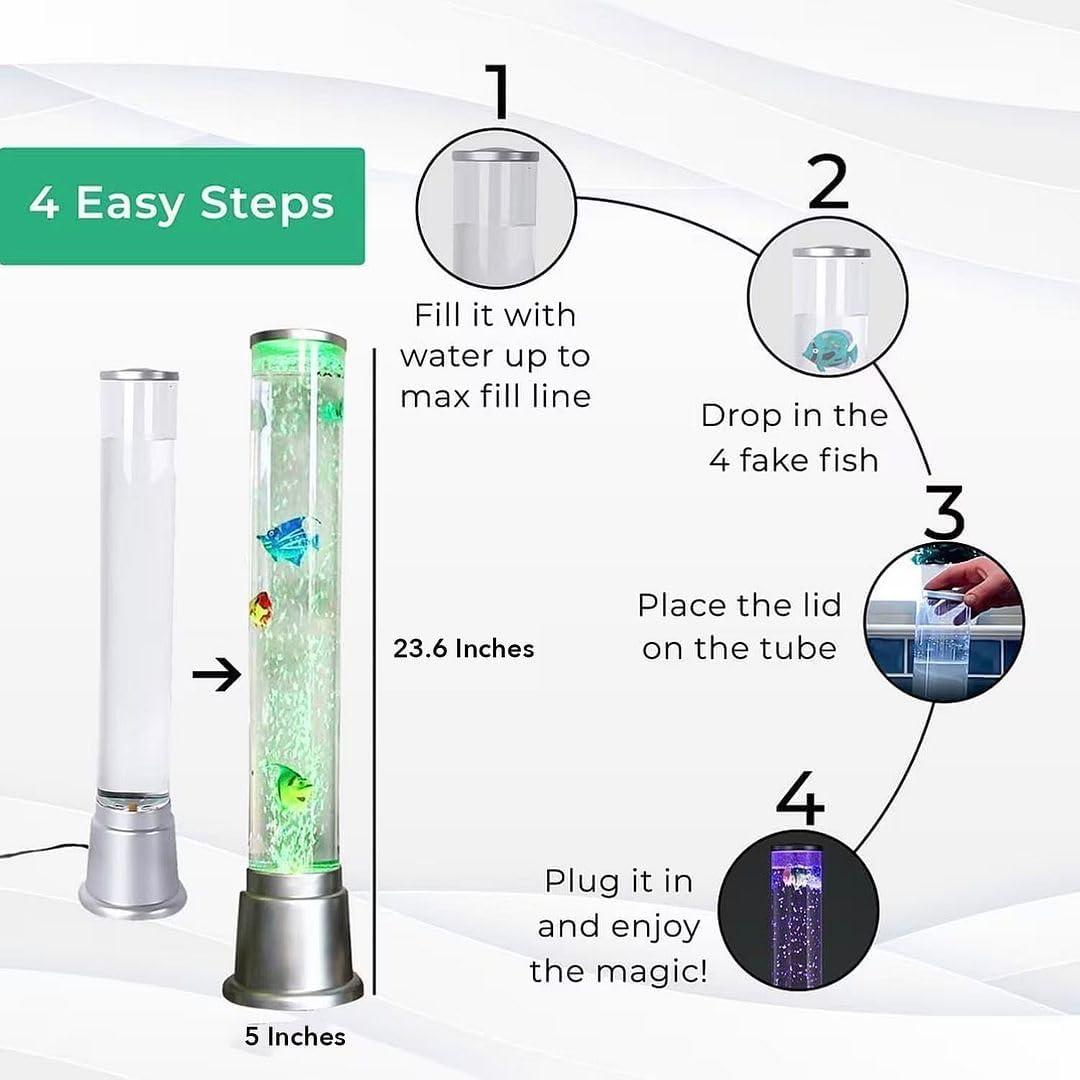 Lámpara de Lava Sensorial LED Shop LC 63.5 cm Multicolor