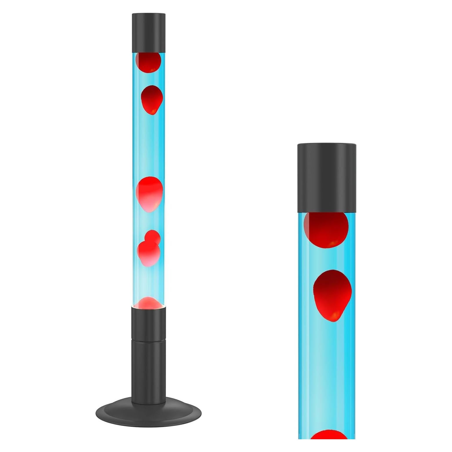 Lámpara de Movimiento Líquido LKUA 30 Pulgadas Azul y Roja