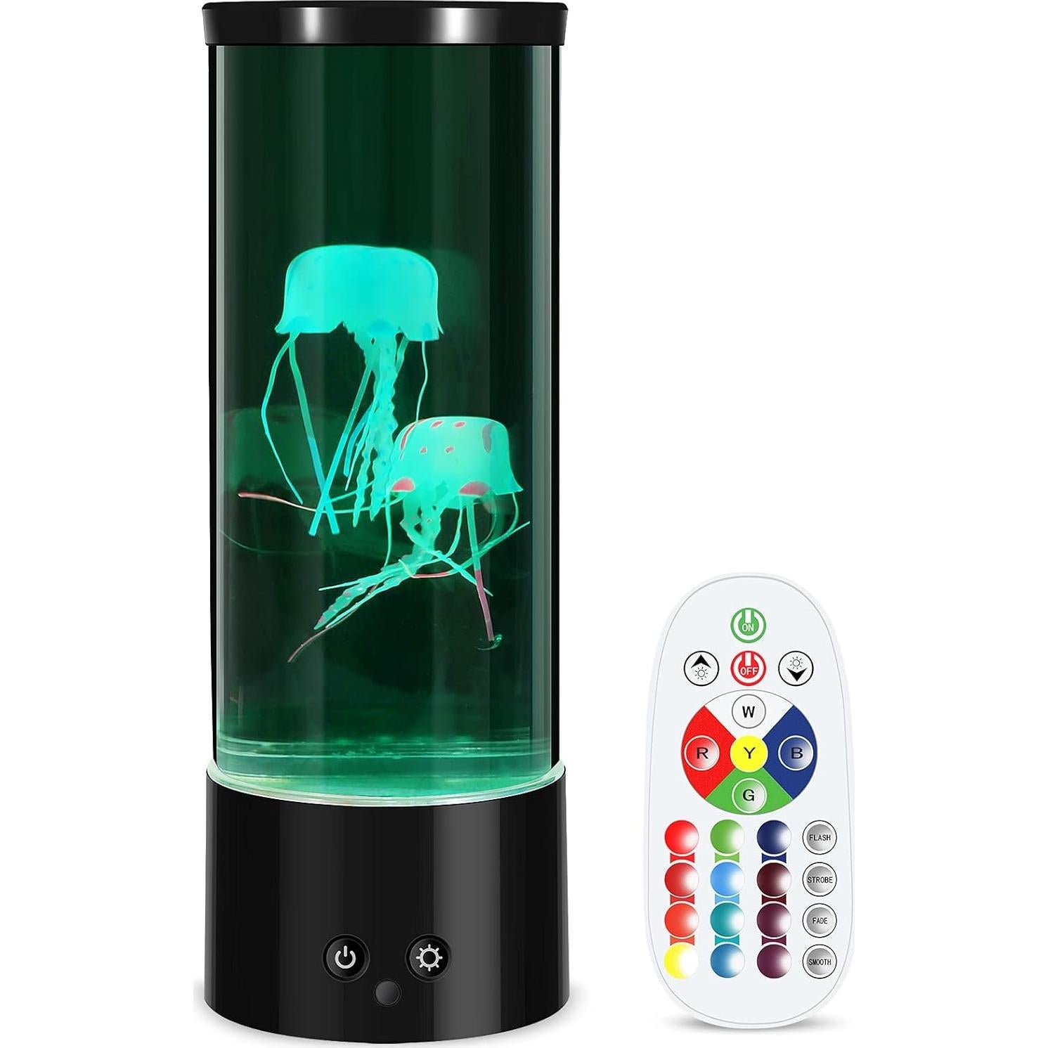 Lámpara de Lava de Medusas LED PEN&H 28cm Luz Nocturna