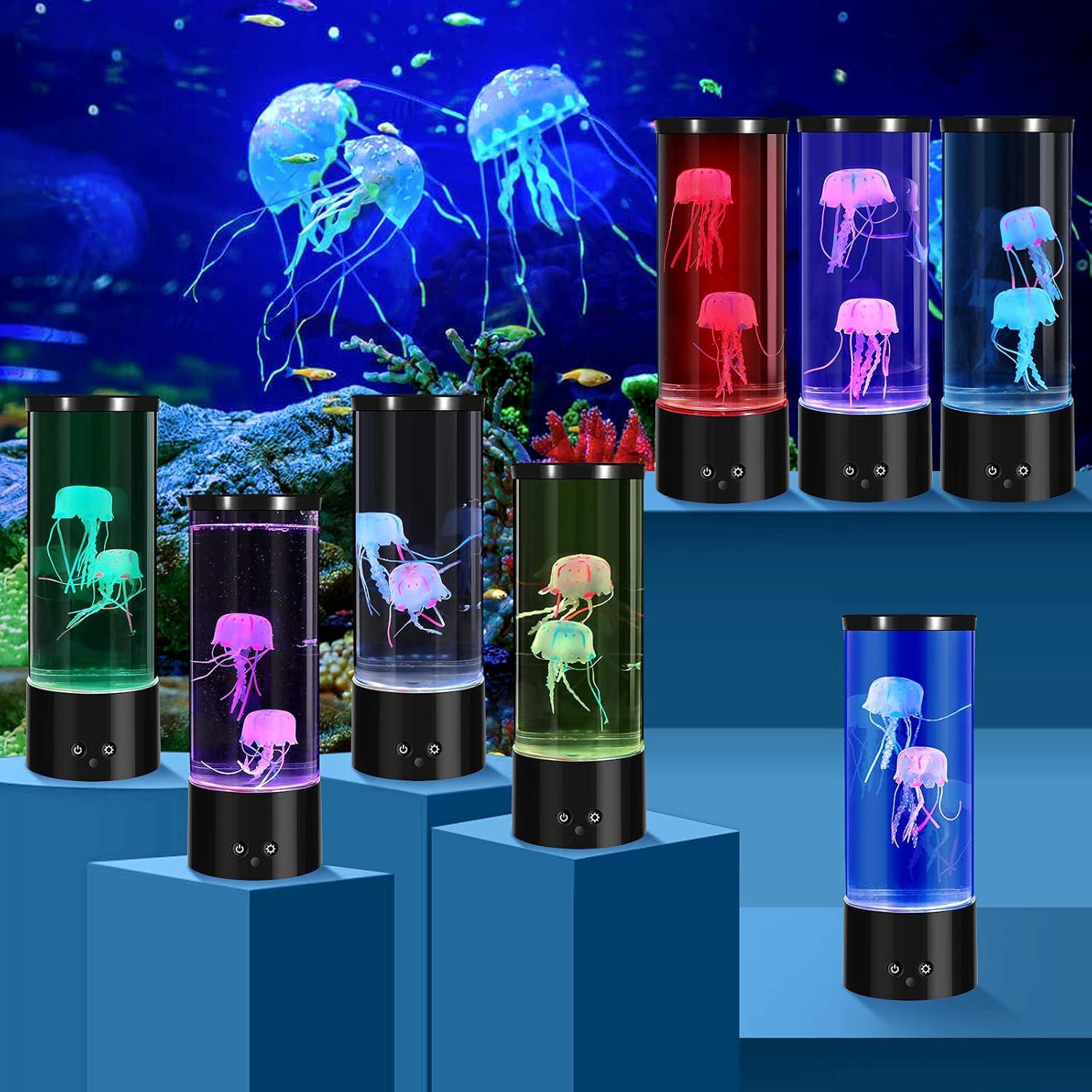 Lámpara de Lava de Medusas LED PEN&H 28cm Luz Nocturna