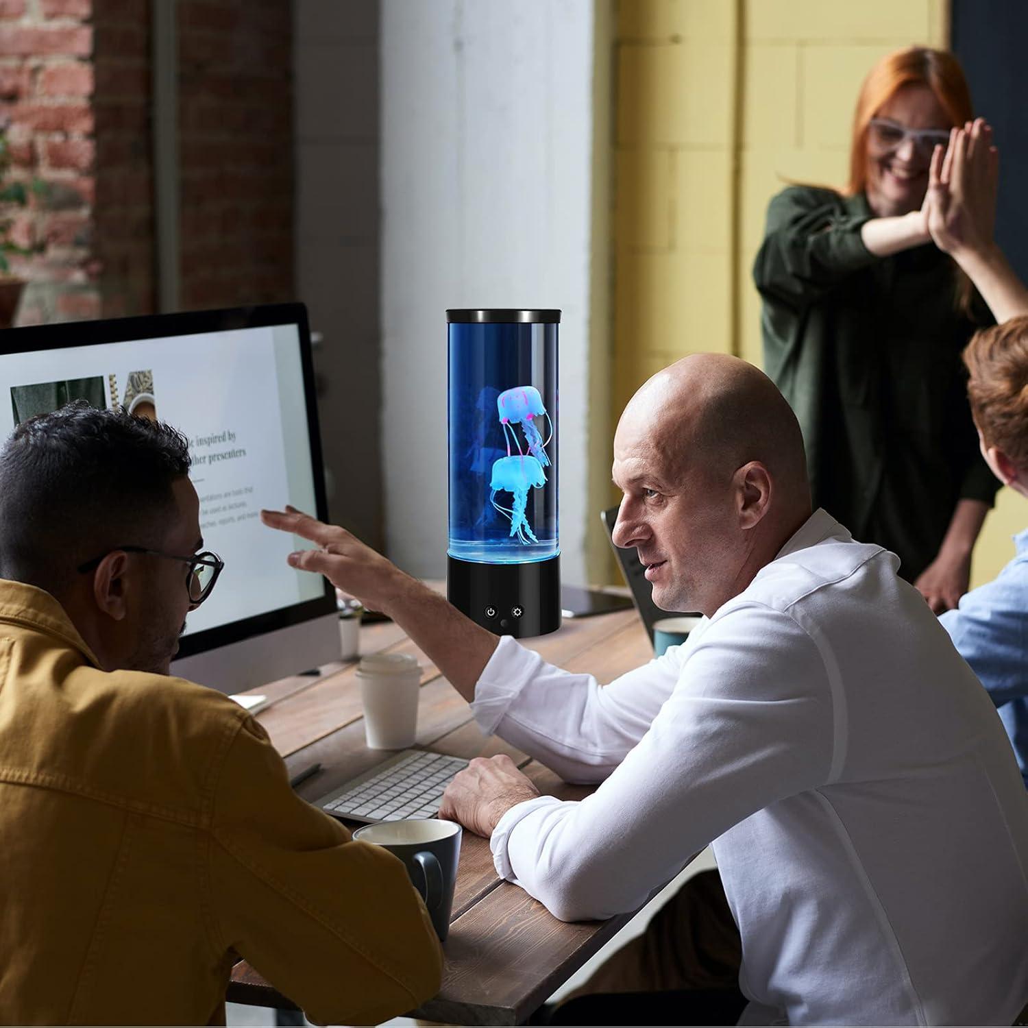 Lámpara de Lava de Medusas LED PEN&H 28cm Luz Nocturna