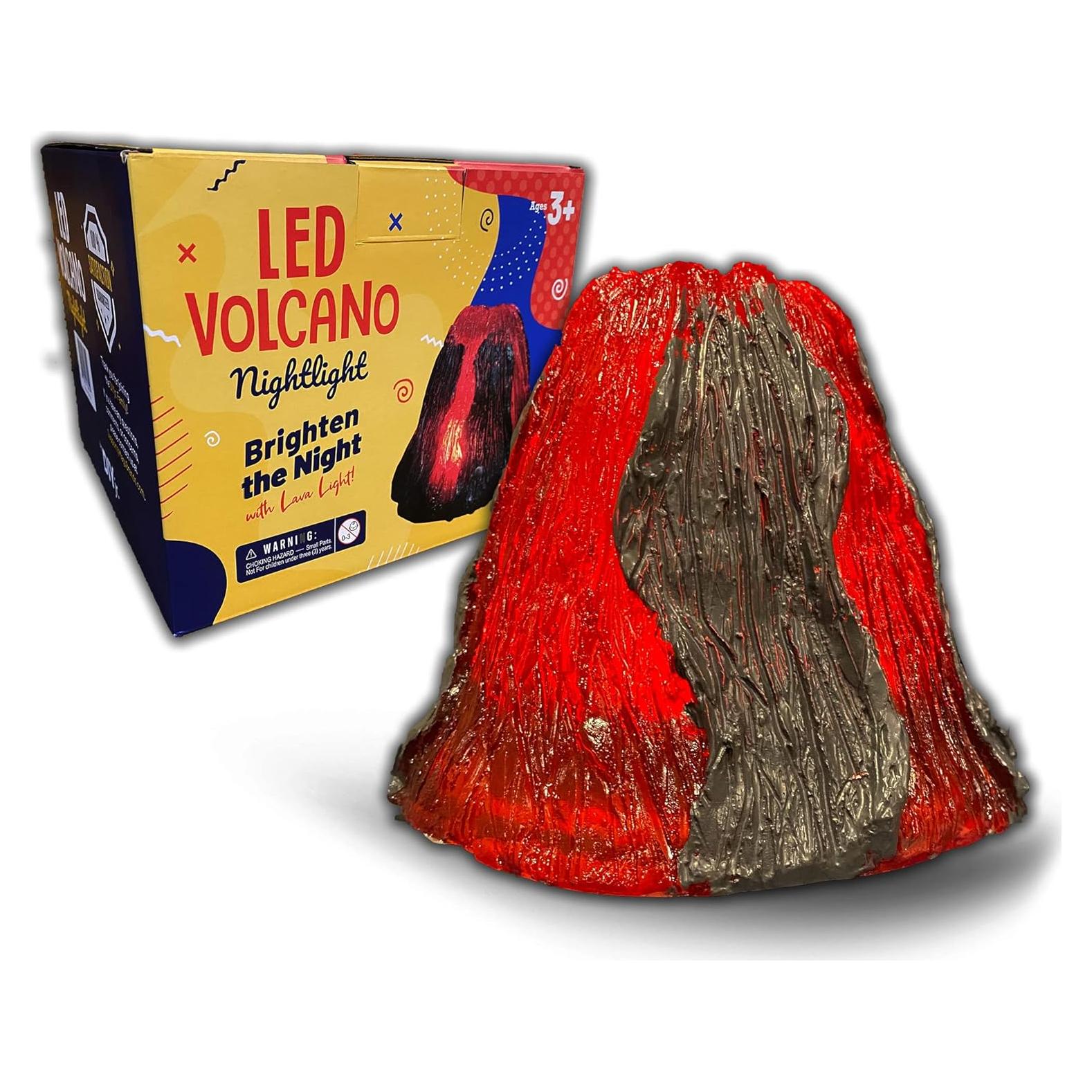 Lámpara Nocturna Volcán LED Cambiante DIY Jr. 17.15x12.7cm