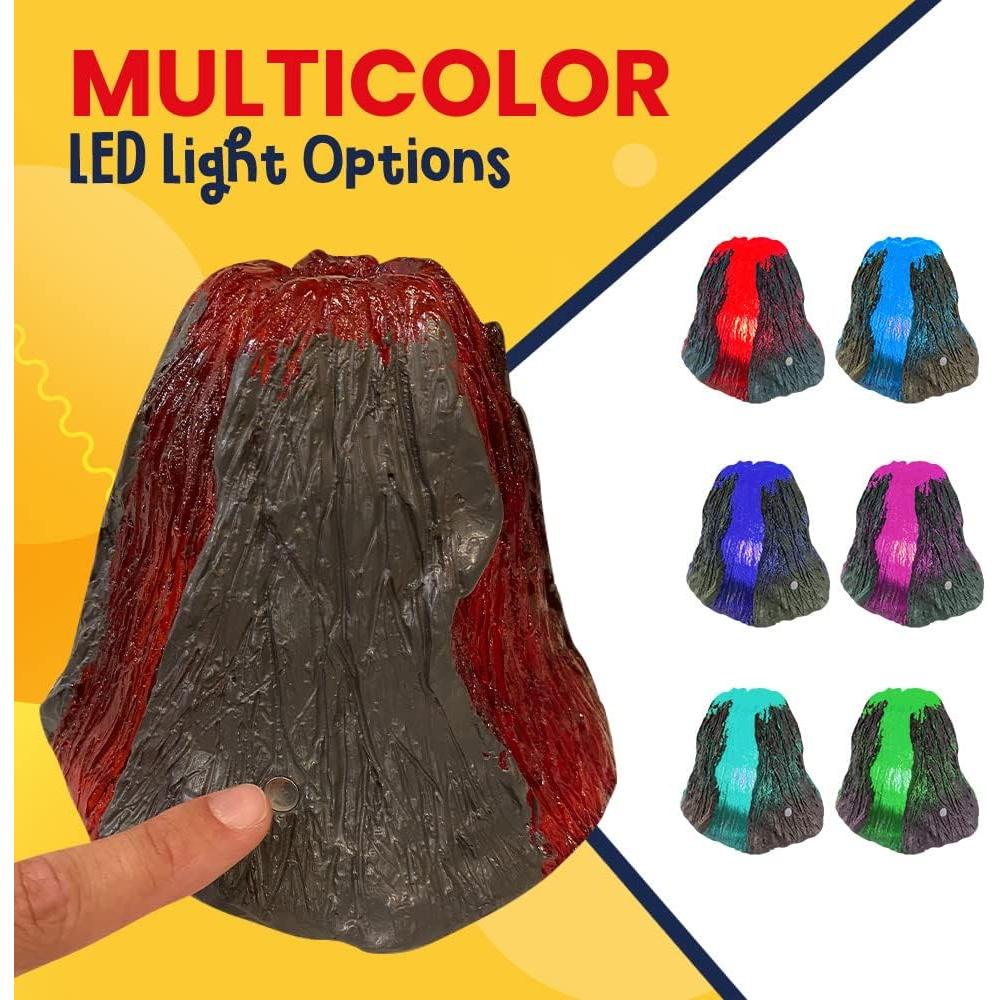 Lámpara Nocturna Volcán LED Cambiante DIY Jr. 17.15x12.7cm