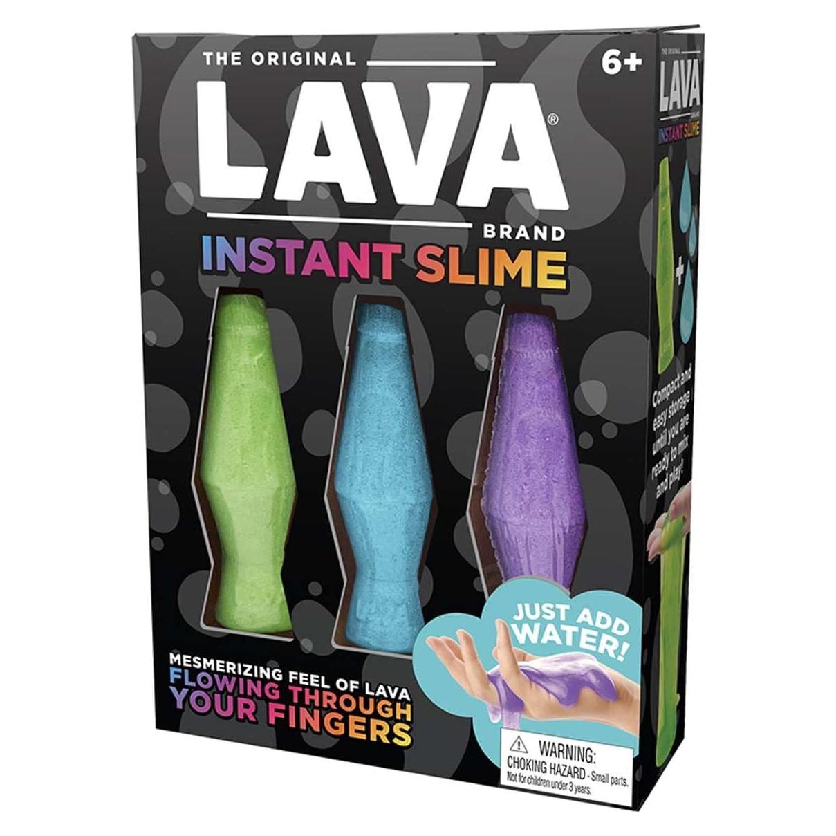 Kit de Slime Instantáneo Lava - 3 Colores Surtidos - Solo Agua