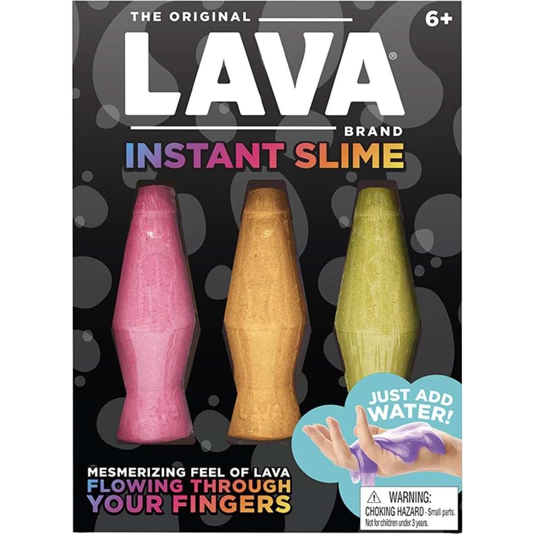 Kit de Slime Instantáneo Lava - 3 Colores Surtidos - Solo Agua