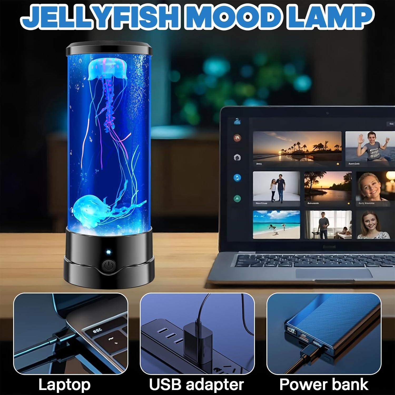 Lámpara de Medusa Osuke 29 cm con 17 Colores y Control Remoto