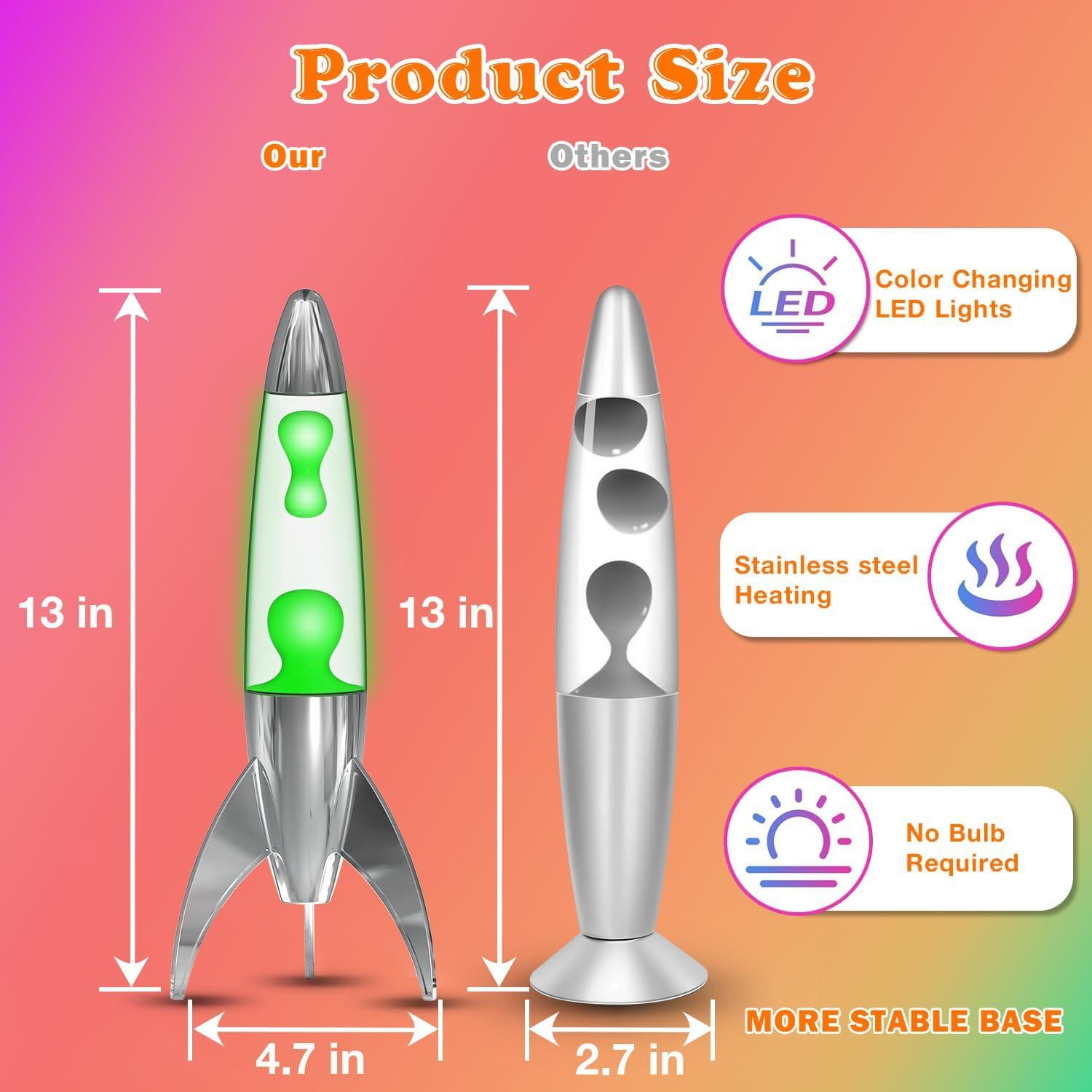Lámpara de Movimiento Líquido WANNALAMP 33 cm Plateada