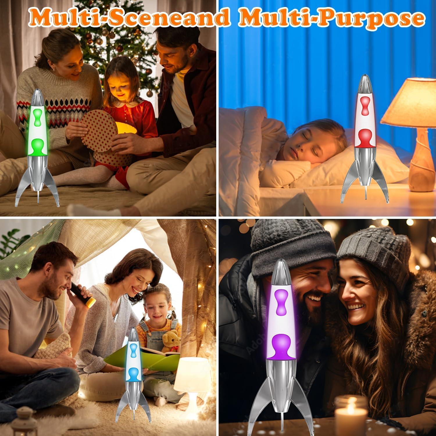 Lámpara de Movimiento Líquido WANNALAMP 33 cm Plateada