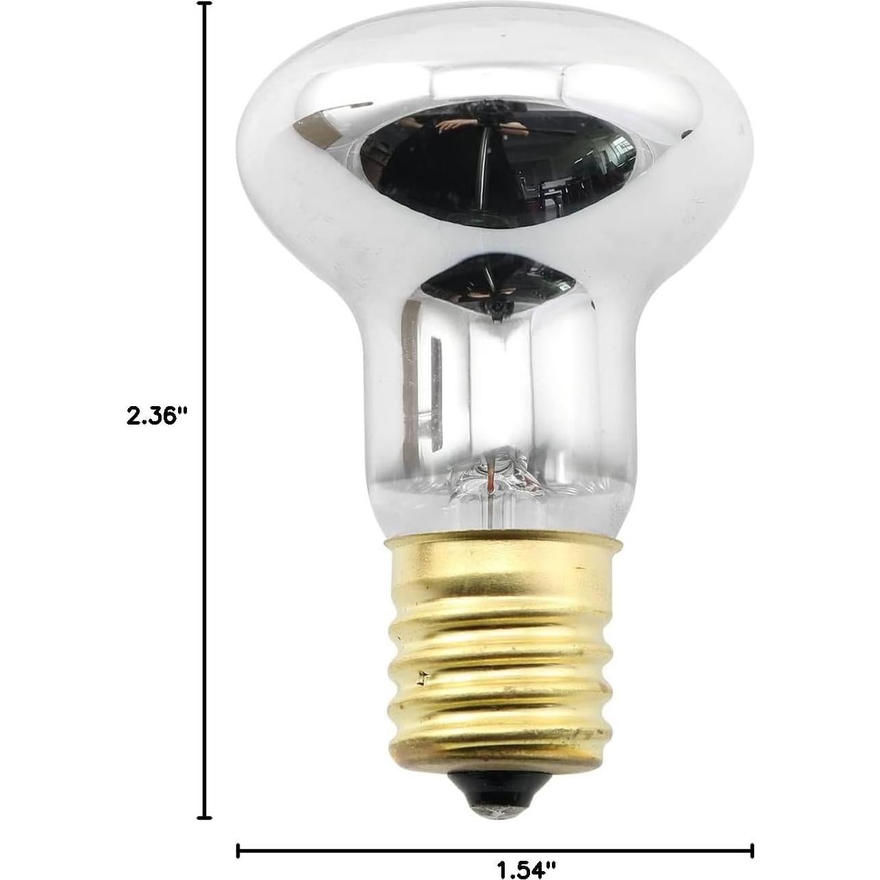 Bombilla Reflectora R39 E17 40W 8PCS SQXBK para Horno
