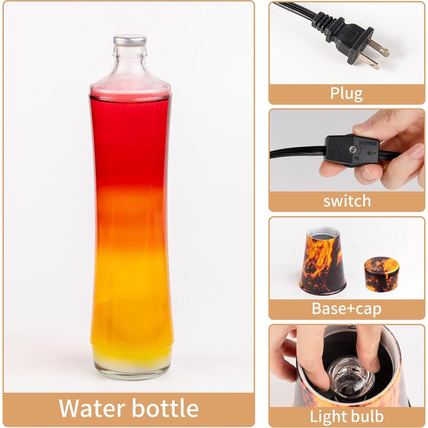 Lámpara de Movimiento EDIER 16" Volcán Luz Nocturna Decorativa