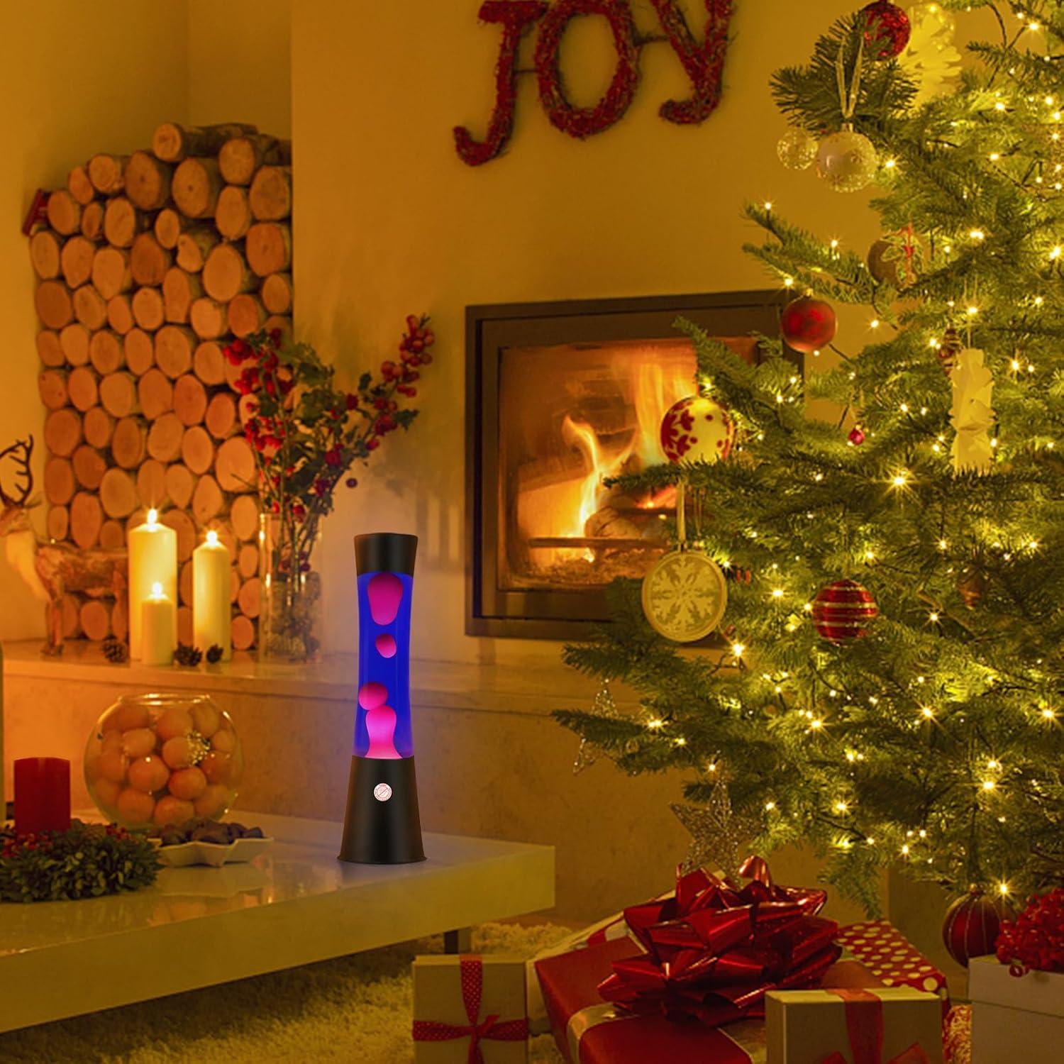 Lámpara de Movimiento Líquido Vanful 40.64 cm Púrpura