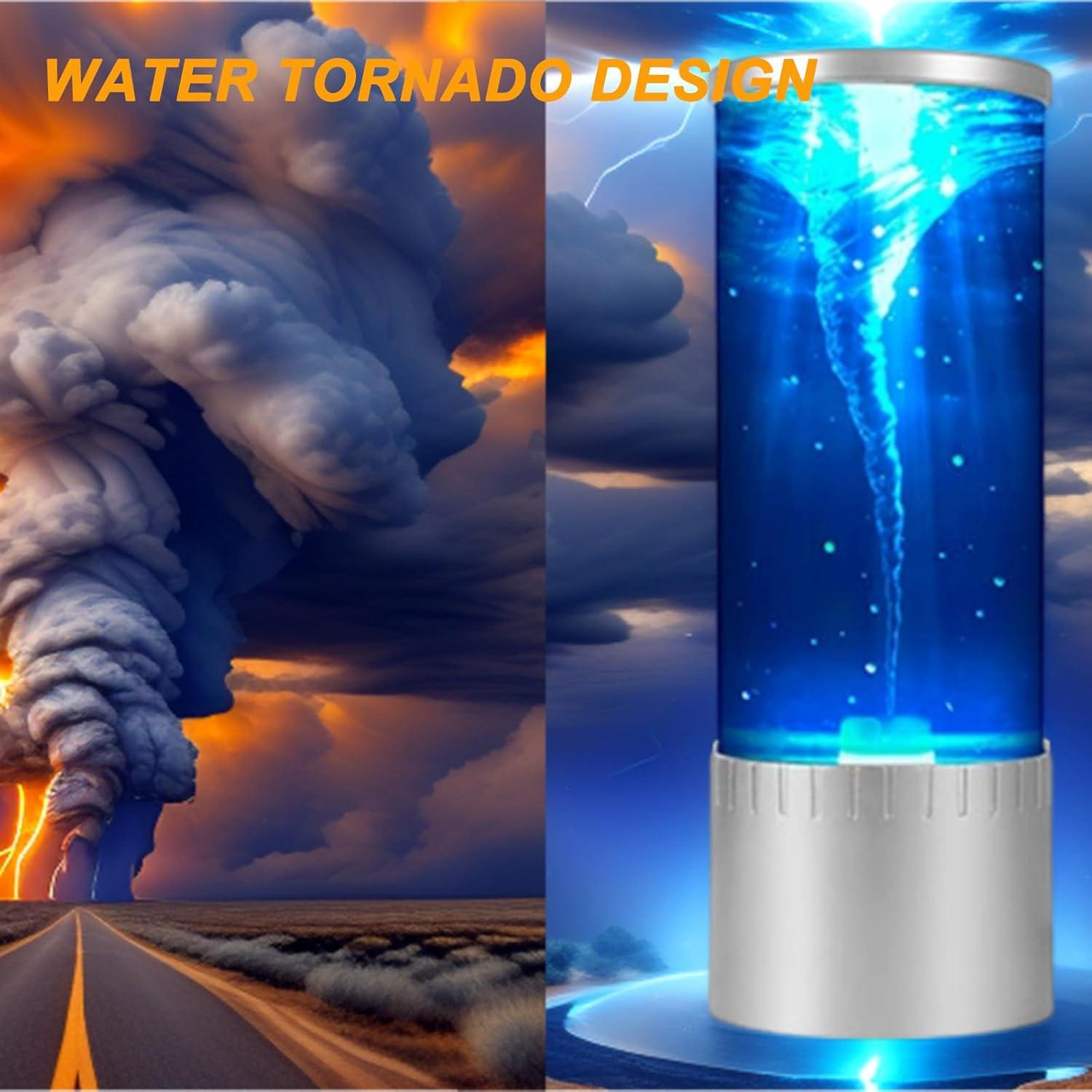 Lámpara Tornado LED KACASHIP 27.94 cm 7 Colores USB