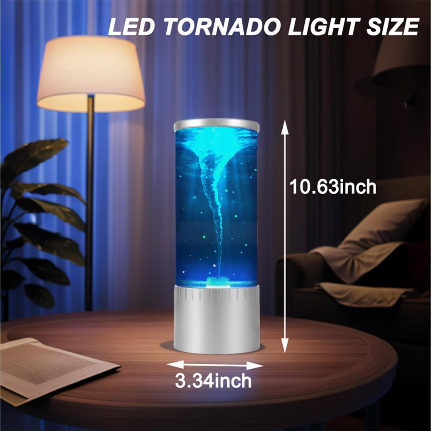 Lámpara Tornado LED KACASHIP 27.94 cm 7 Colores USB