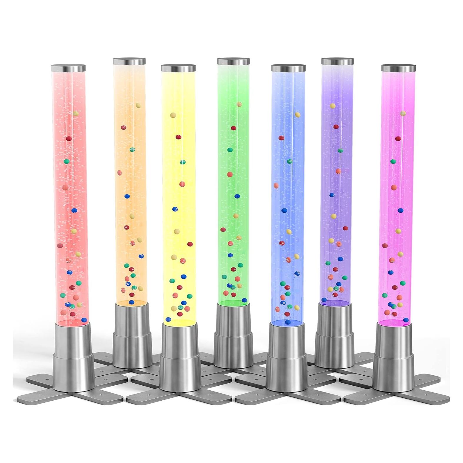 Lámpara de Burbuja Sensorial Playlearn 60 cm - 7 Colores LED