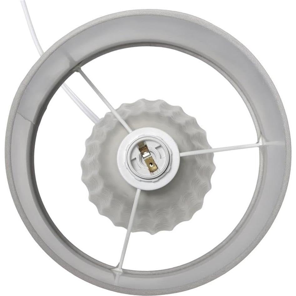 Lámpara de Mesa Cerámica Simple Designs LT1138 Gris 28 cm