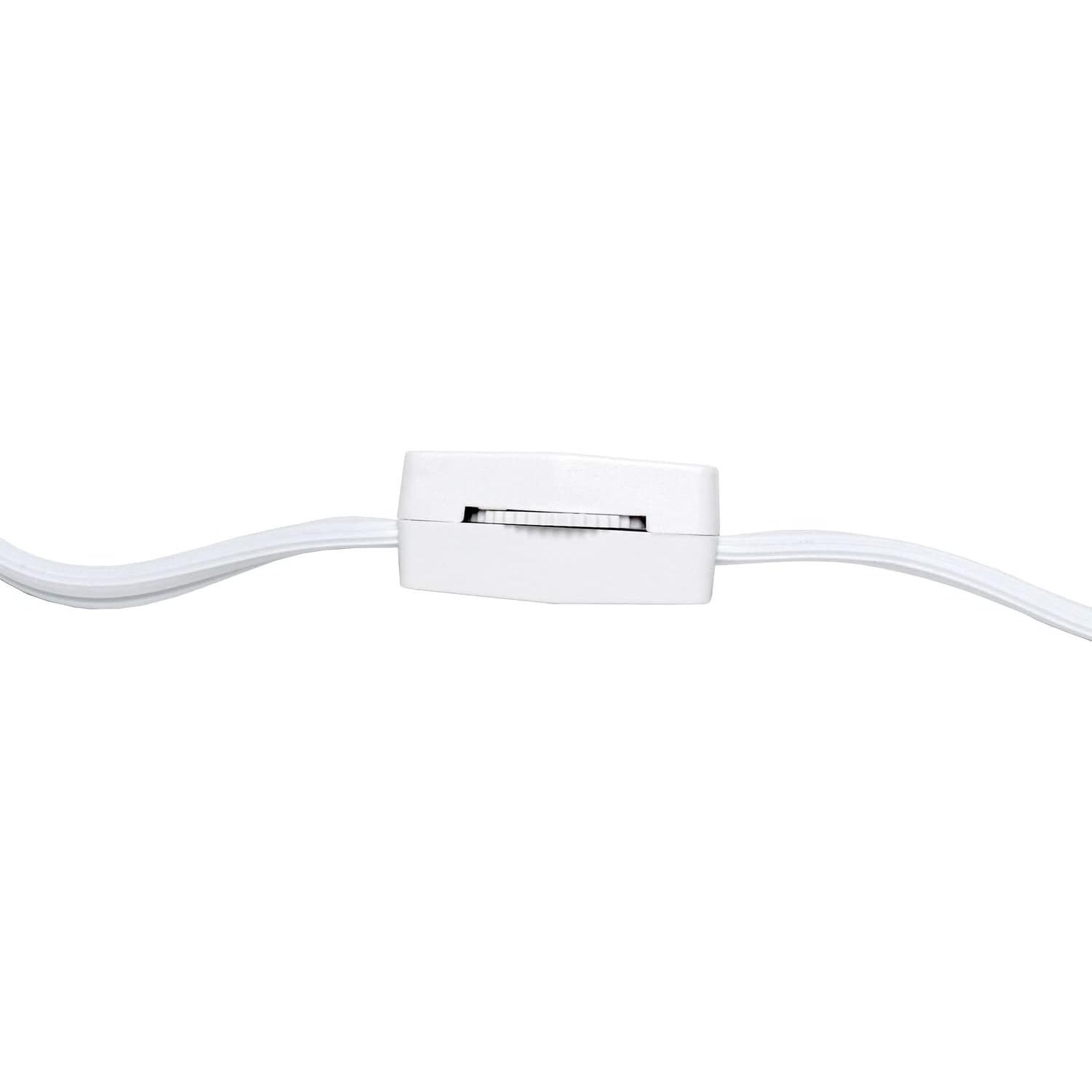 Lámpara de Mesa Diseños Simples LT2078-DWW Madera Oscura/Blanco