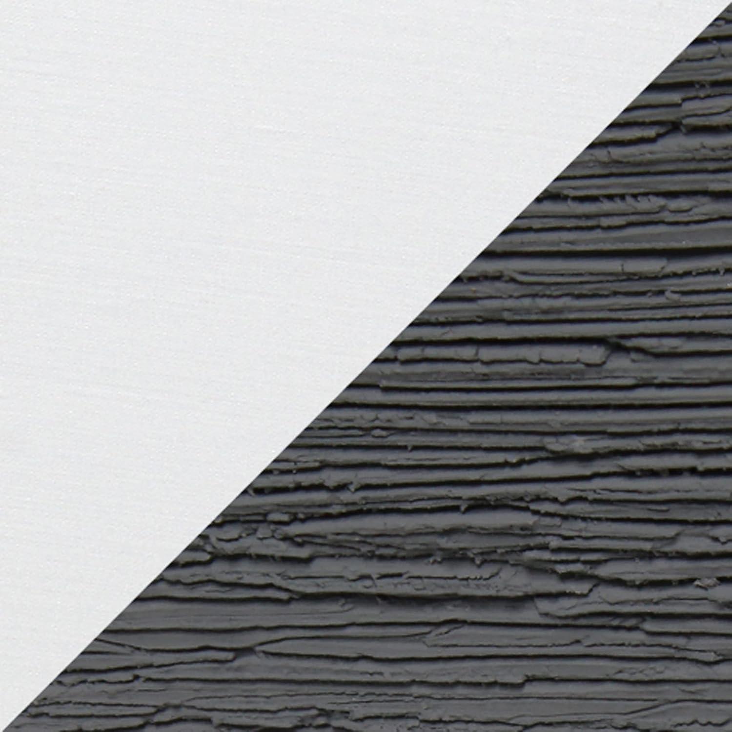 Lámpara de mesa Simple Designs LT2072-GRY gris con pantalla blanca